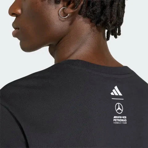 Mercedes - AMG Petronas Formula One George Russell Men's Graphic T-Shirt - Black T-shirts Mercedes AMG Petronas