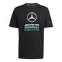 Mercedes - AMG Petronas Formula One Men's DNA Graphic T-Shirt - Black/White T-shirts Mercedes AMG Petronas XS Black