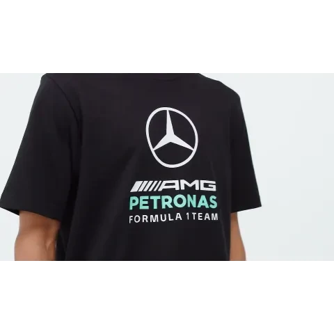 Mercedes - AMG Petronas Formula One Men's DNA Graphic T-Shirt - Black/White T-shirts Mercedes AMG Petronas