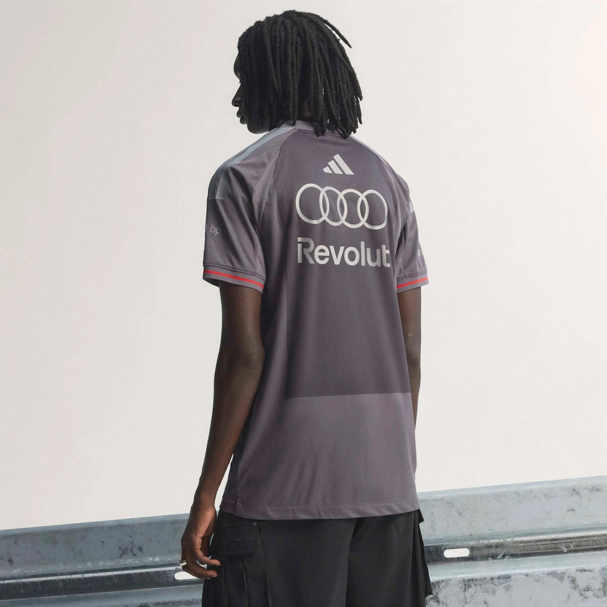 Audi Formula One Men's 2026 Team Authentic T-Shirt - Gray T-shirts Audi F1