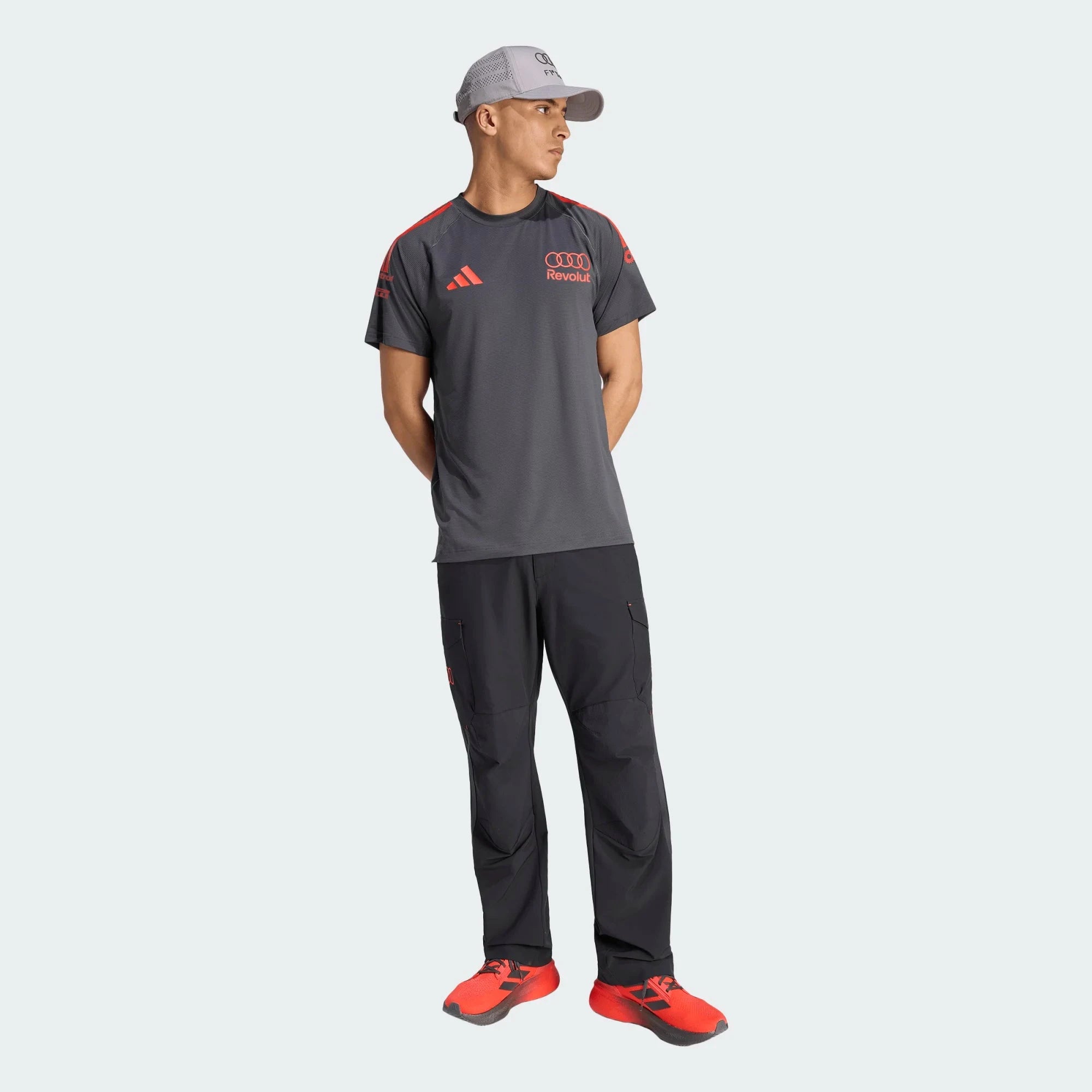 Audi Formula One Men's 2026 Team Mechanics T-Shirt - Gray T-shirts Audi F1