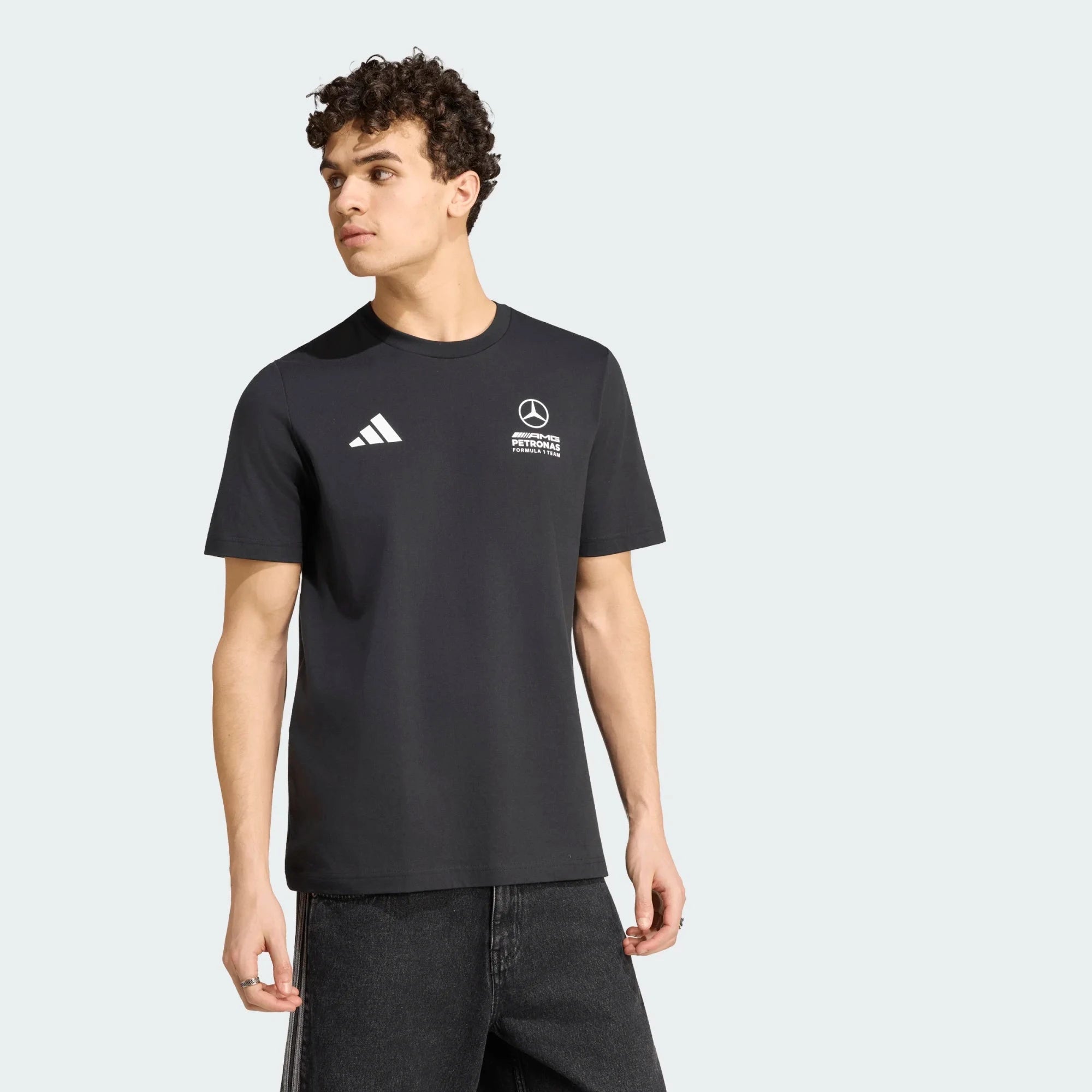 Mercedes - AMG Petronas F1 Men's Team Giro T-Shirt - Black T-shirts Mercedes AMG Petronas