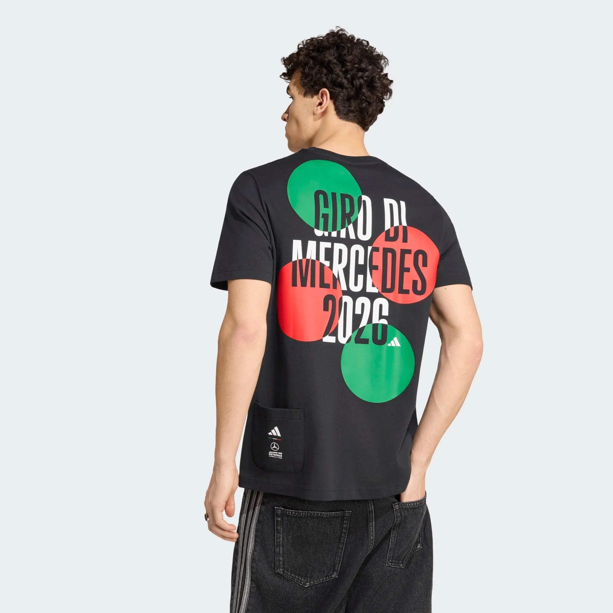Mercedes - AMG Petronas F1 Men's Team Giro T-Shirt - Black T-shirts Mercedes AMG Petronas