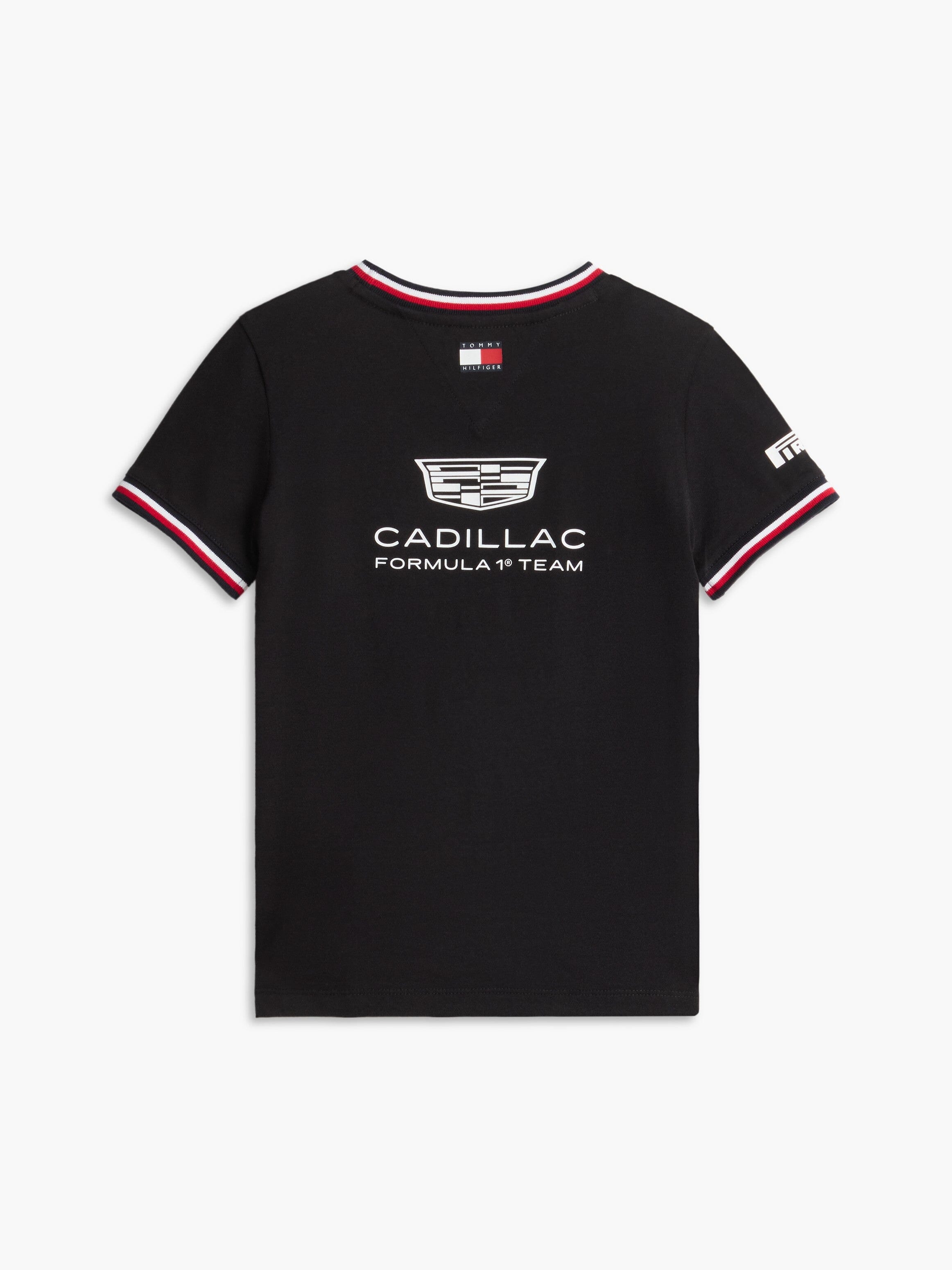Cadillac F1 Racing Kids 2026 Team T-Shirt - Youth Black/White T-shirts Cadillac F1