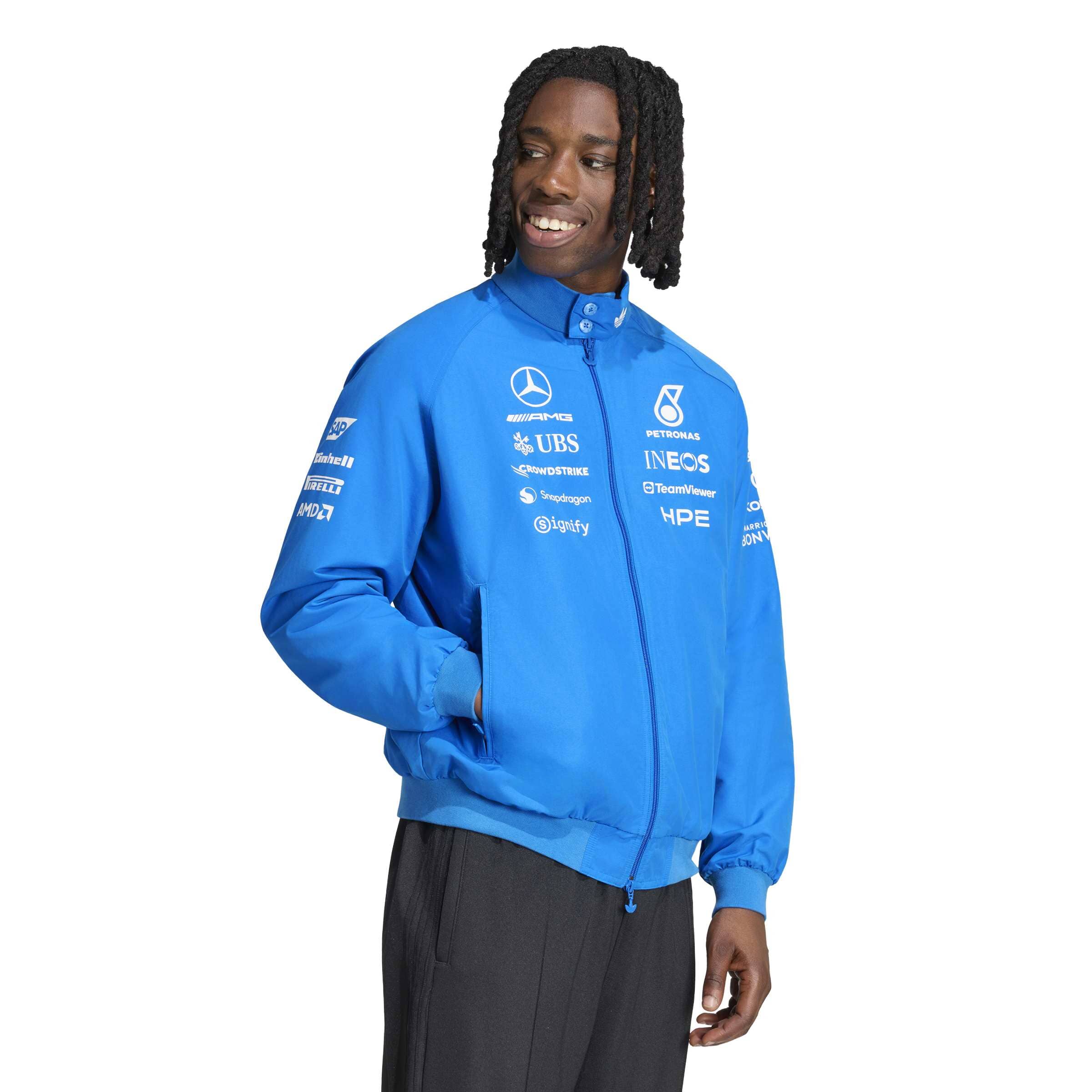 Mercedes - AMG Petronas F1 Men's Special Edition Silverstone Blue Wonder Driver Jacket Jackets Mercedes AMG Petronas