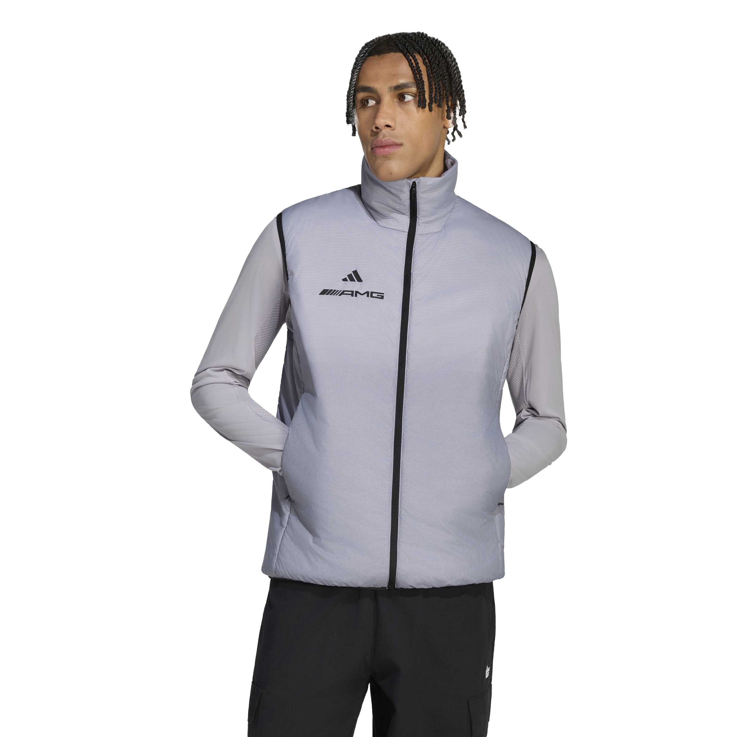 Mercedes - AMG Petronas F1 Men's "AMG" Vest - Gray Vest Mercedes AMG Petronas