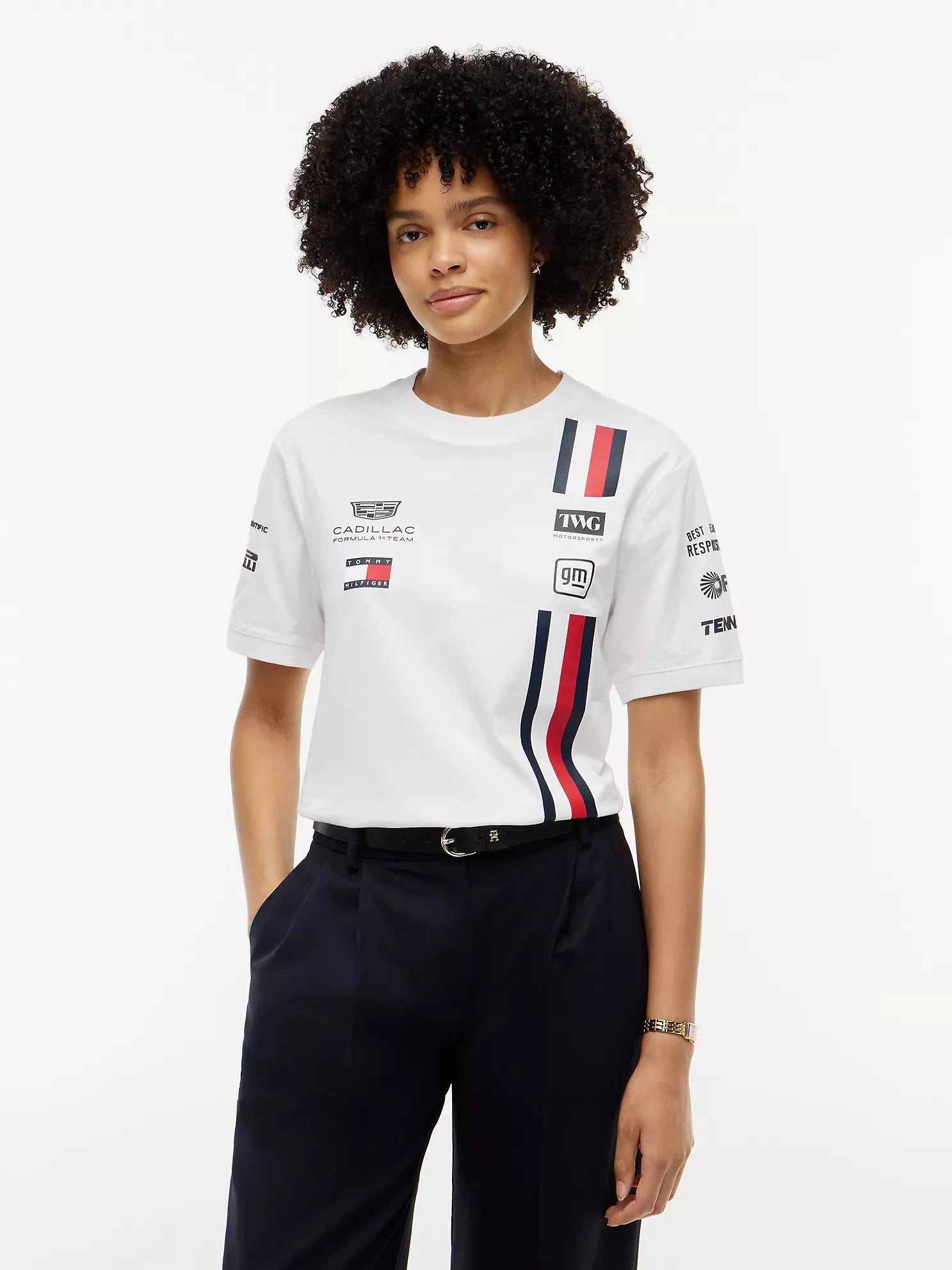 Cadillac F1 Racing 2026 Special Edition Silverstone GP Team T-Shirt - White T-shirts Cadillac F1