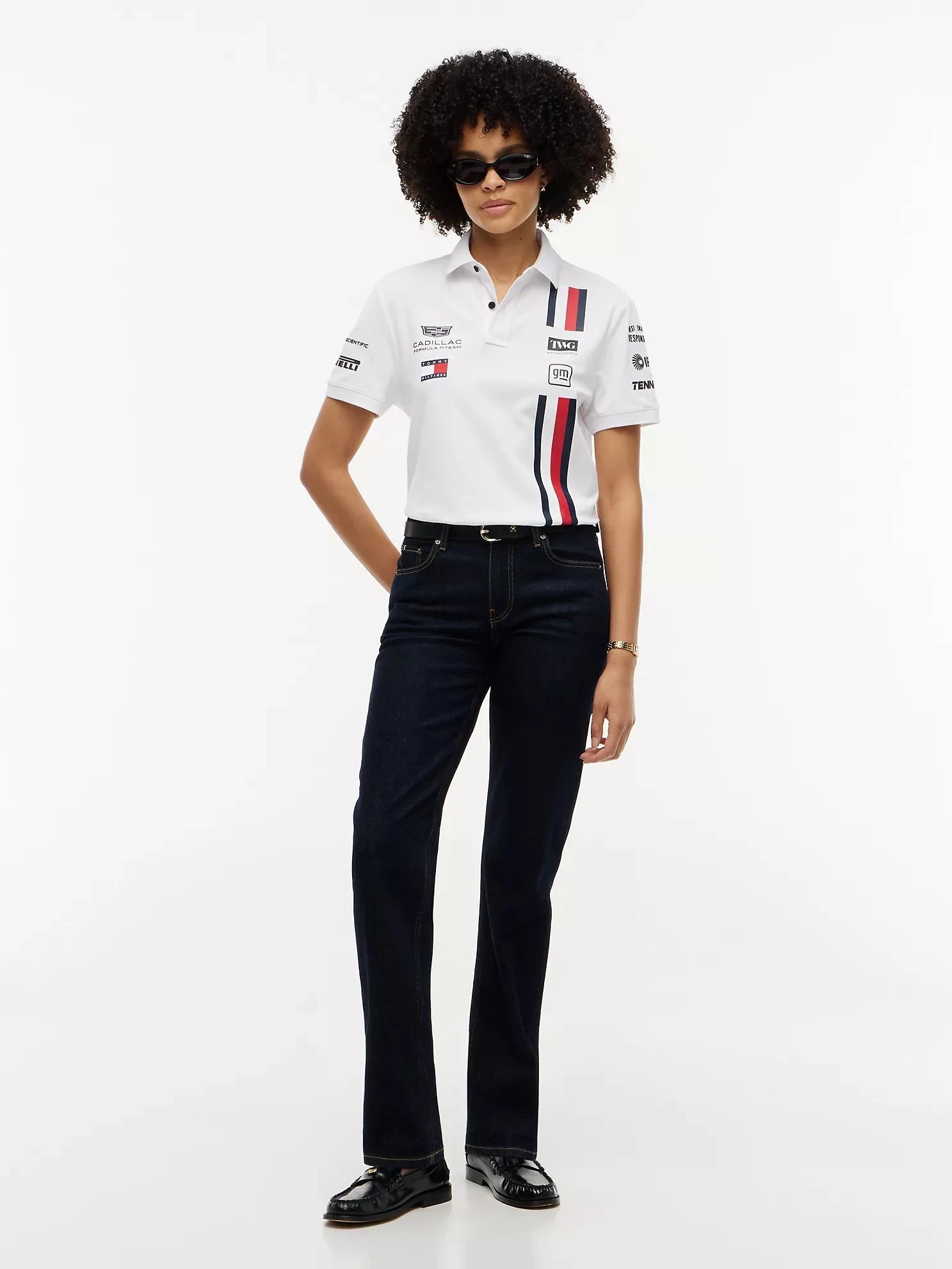 Cadillac F1 Racing 2026 Special Edition Silverstone GP Team Polo Shirt - White Polos Cadillac F1