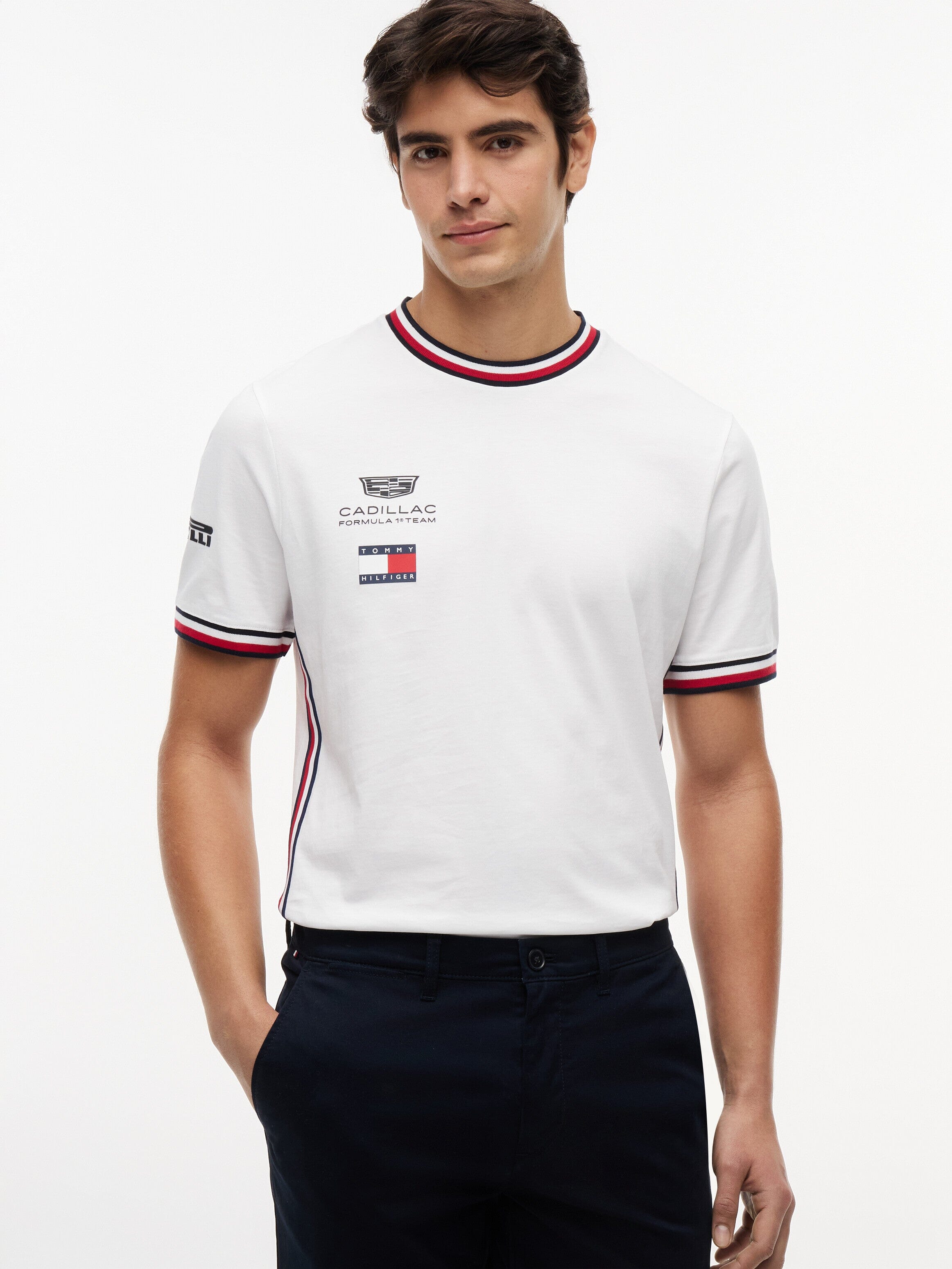 Cadillac F1 2026 Team T-Shirt - Black/White T-shirts Cadillac F1