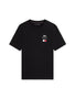 Cadillac F1 Small Logo T-Shirt - Black/White T-shirts Cadillac F1 XXS Black