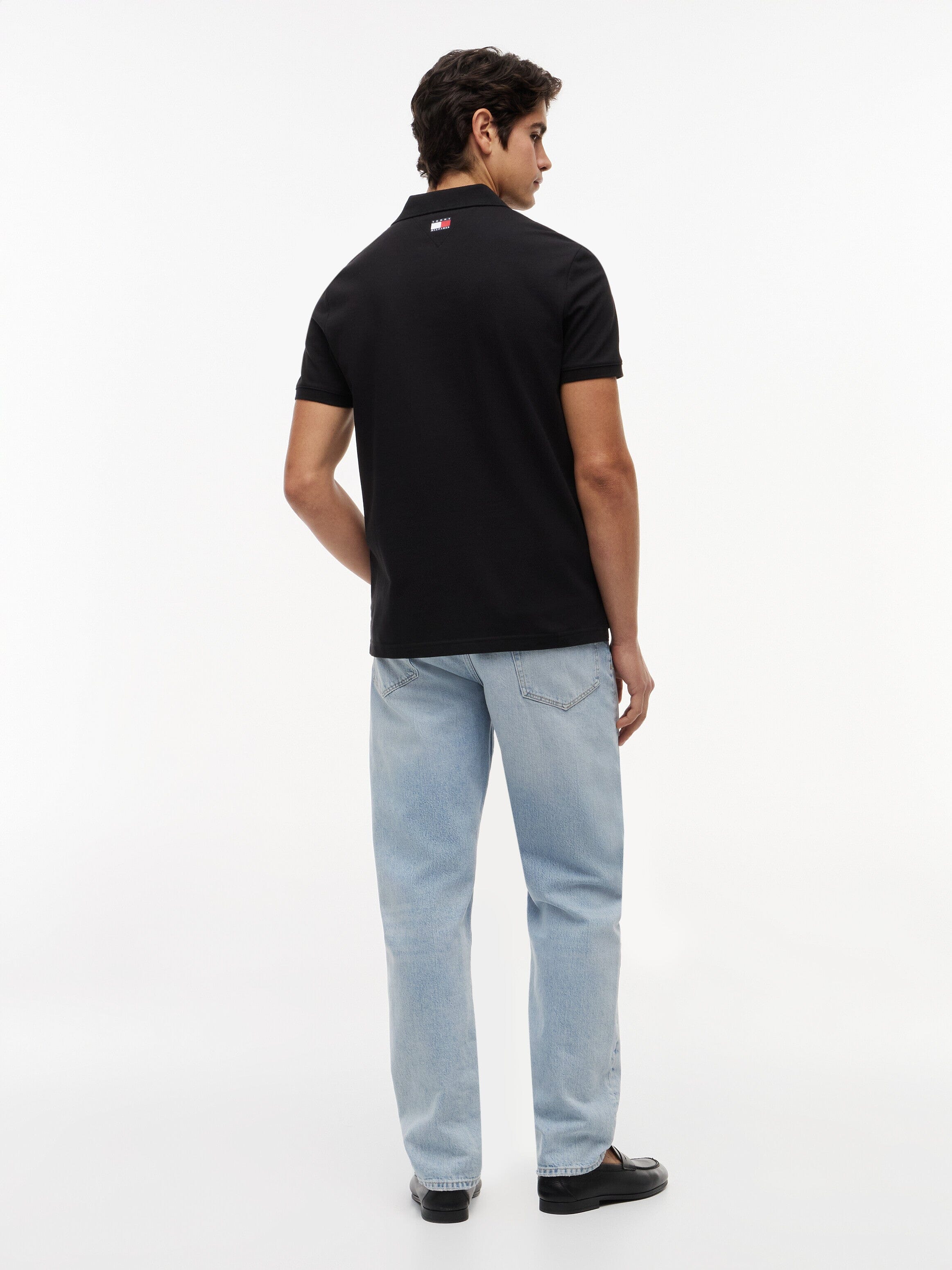 Cadillac F1 Small Logo Polo Shirt - Black/White Polos Cadillac F1