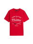 Cadillac F1 Racing Varsity Graphic T-Shirt - Red T-shirts Cadillac F1