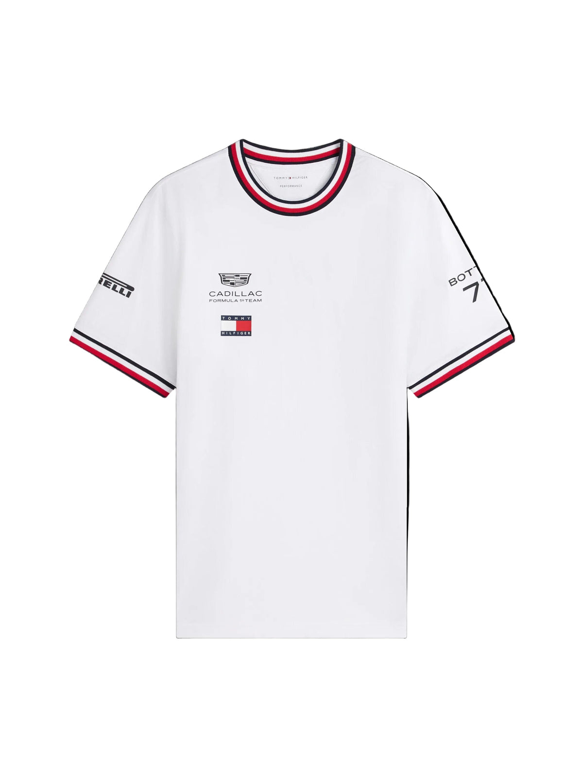Cadillac F1 Racing 2026 Valtteri Bottas Team T-Shirt - White T-shirts Cadillac F1