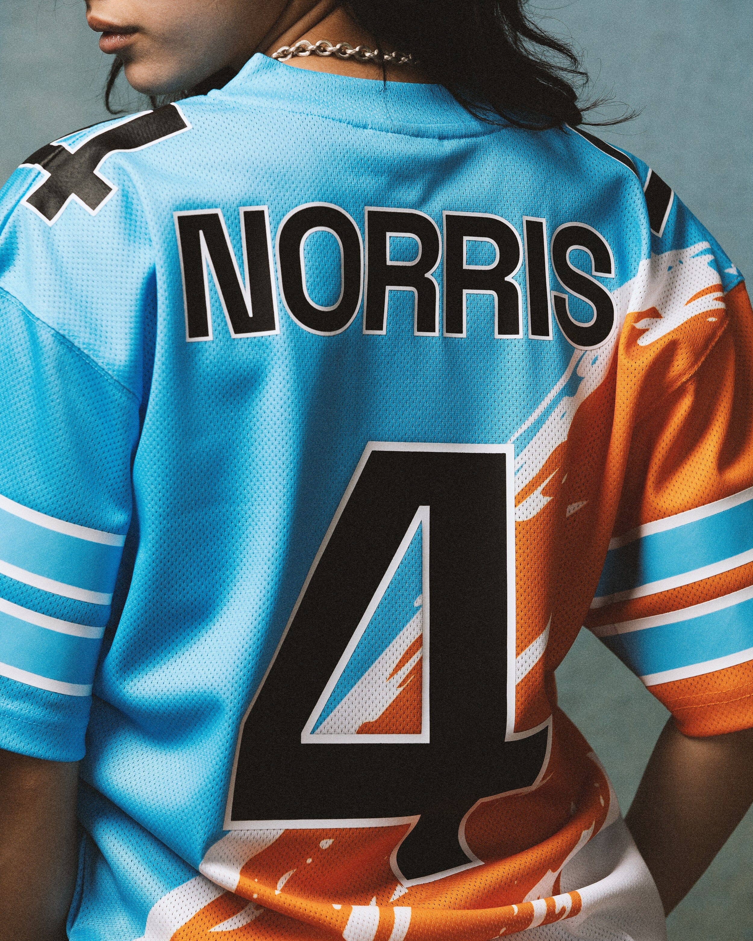 McLaren Racing F1 Special Edition Miami GP Lando Norris Mitchell & Ness Paintbrush Jersey Jersey McLaren-Castore