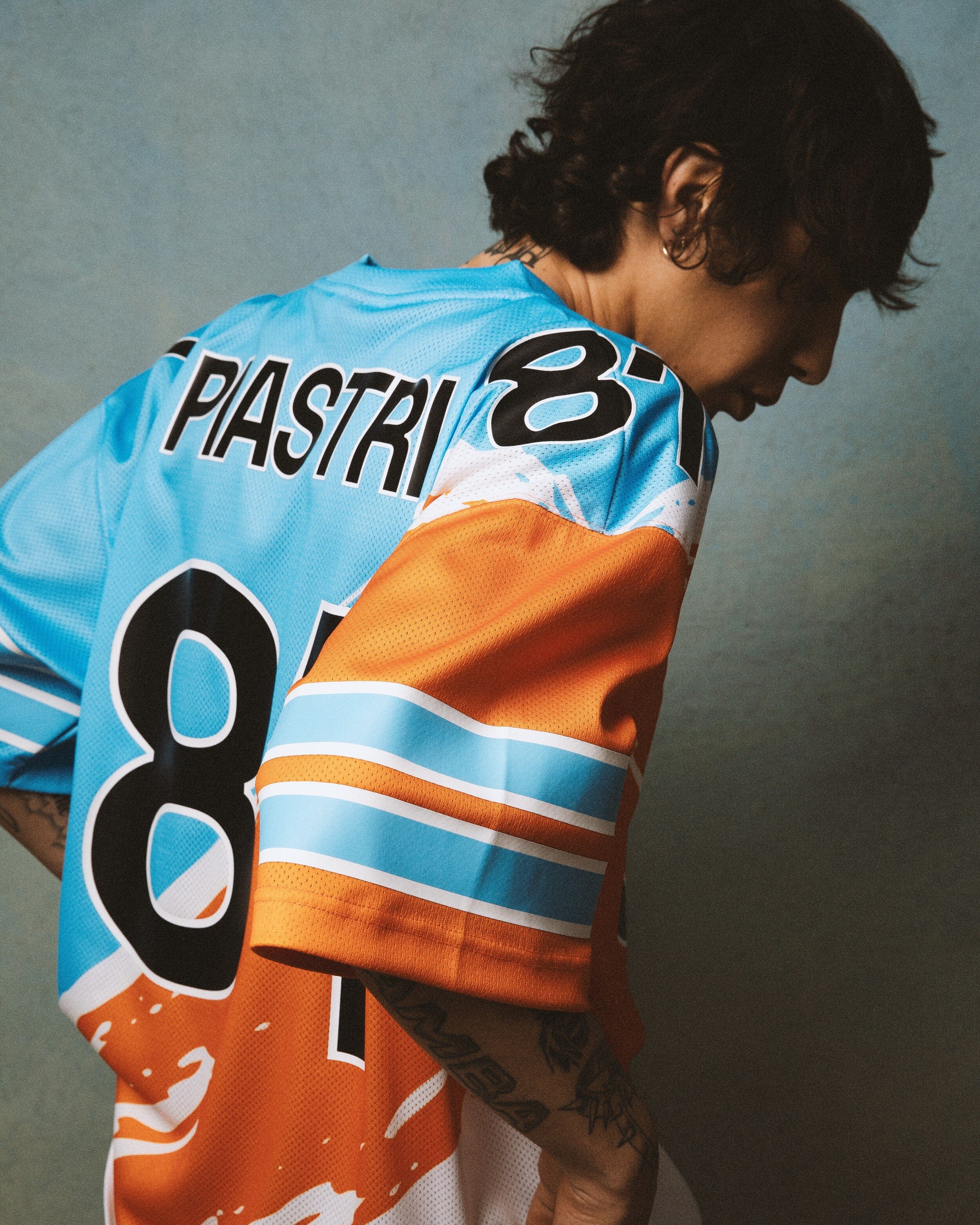 McLaren Racing F1 Special Edition Miami GP Oscar Piastri Mitchell & Ness Paintbrush Jersey Jersey McLaren-Castore