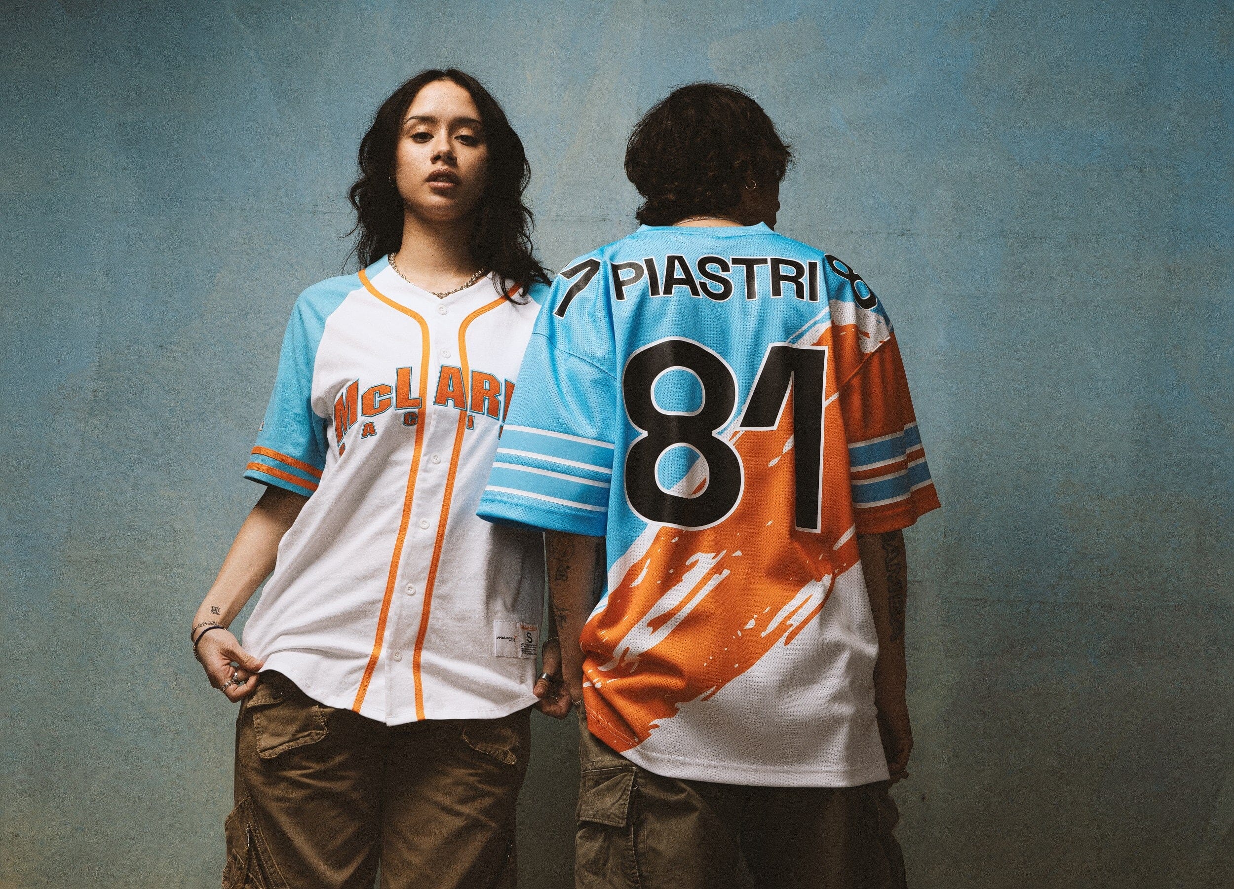 McLaren Racing F1 Special Edition Miami GP Oscar Piastri Mitchell & Ness Paintbrush Jersey Jersey McLaren-Castore