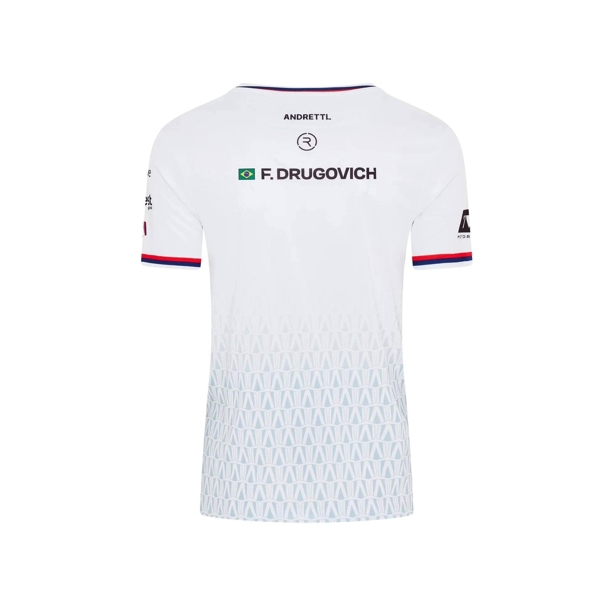 Andretti Formula E S12 x Reflo Felipe Drugovich T-Shirt - White T-shirts Andretti Formula E
