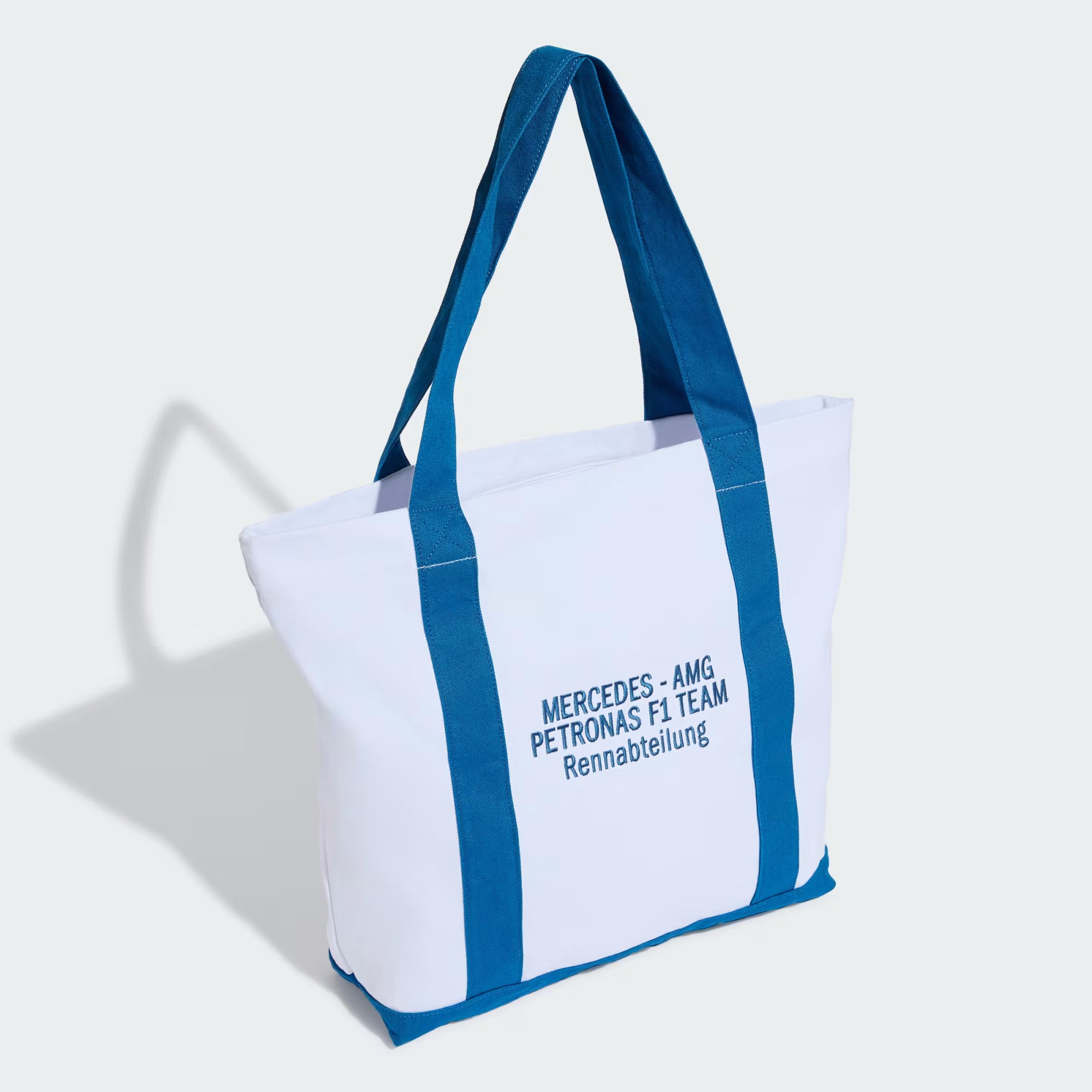Mercedes - AMG Petronas F1 Special Edition Silverstone Blue Wonder Tote Bag - White Bags Mercedes AMG Petronas