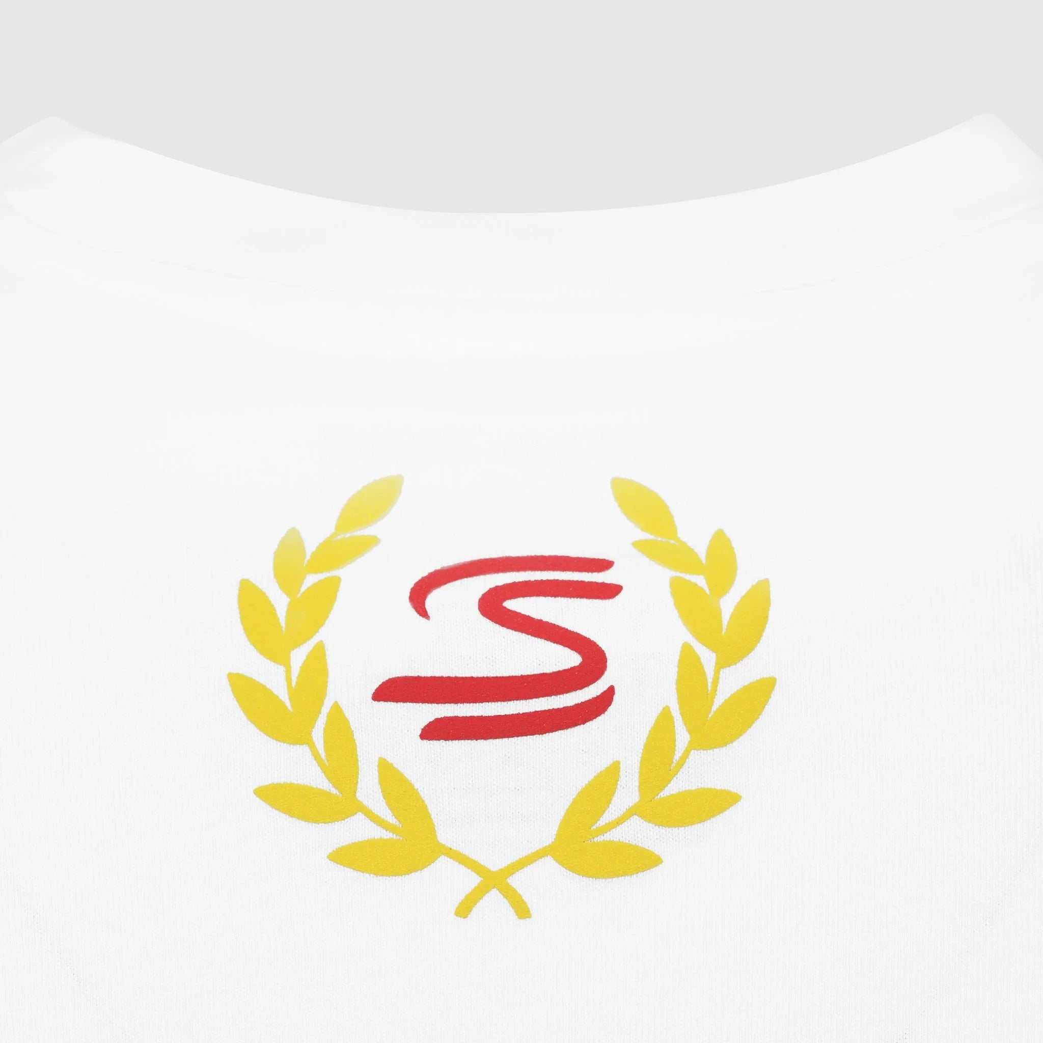 Ayrton Senna F1 Oversized Graphic T-Shirt - White T-shirts Ayrton Senna