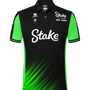 Stake F1 Kick Sauber 2025 Men's Team Polo Shirt - Black Polos Stake F1 Kick Sauber