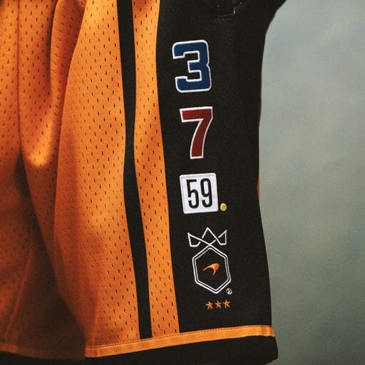 McLaren Racing F1 Mitchell & Ness Special Edition Monaco GP Triple Crown Mesh Shorts Shorts McLaren