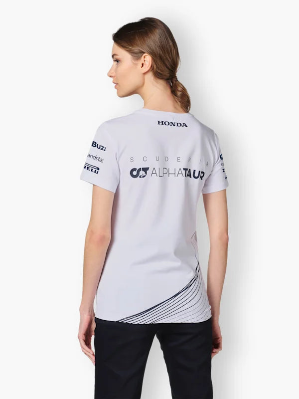 Scuderia AlphaTauri F1 2023 Women's Team T-Shirt - White T-shirts Scuderia AlphaTauri