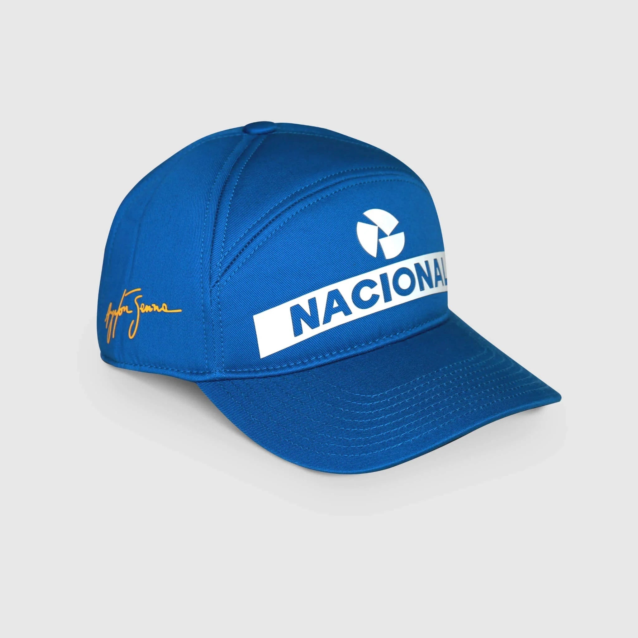 Ayrton Senna F1 Nacional Replica Baseball Hat - Blue Hats Ayrton Senna