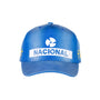 Ayrton Senna F1 Nacional Vintage Wash Baseball Hat - Blue Hats Ayrton Senna