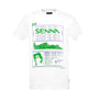 Ayrton Senna F1 Race T-Shirt - White/Yellow T-shirts Ayrton Senna XS White