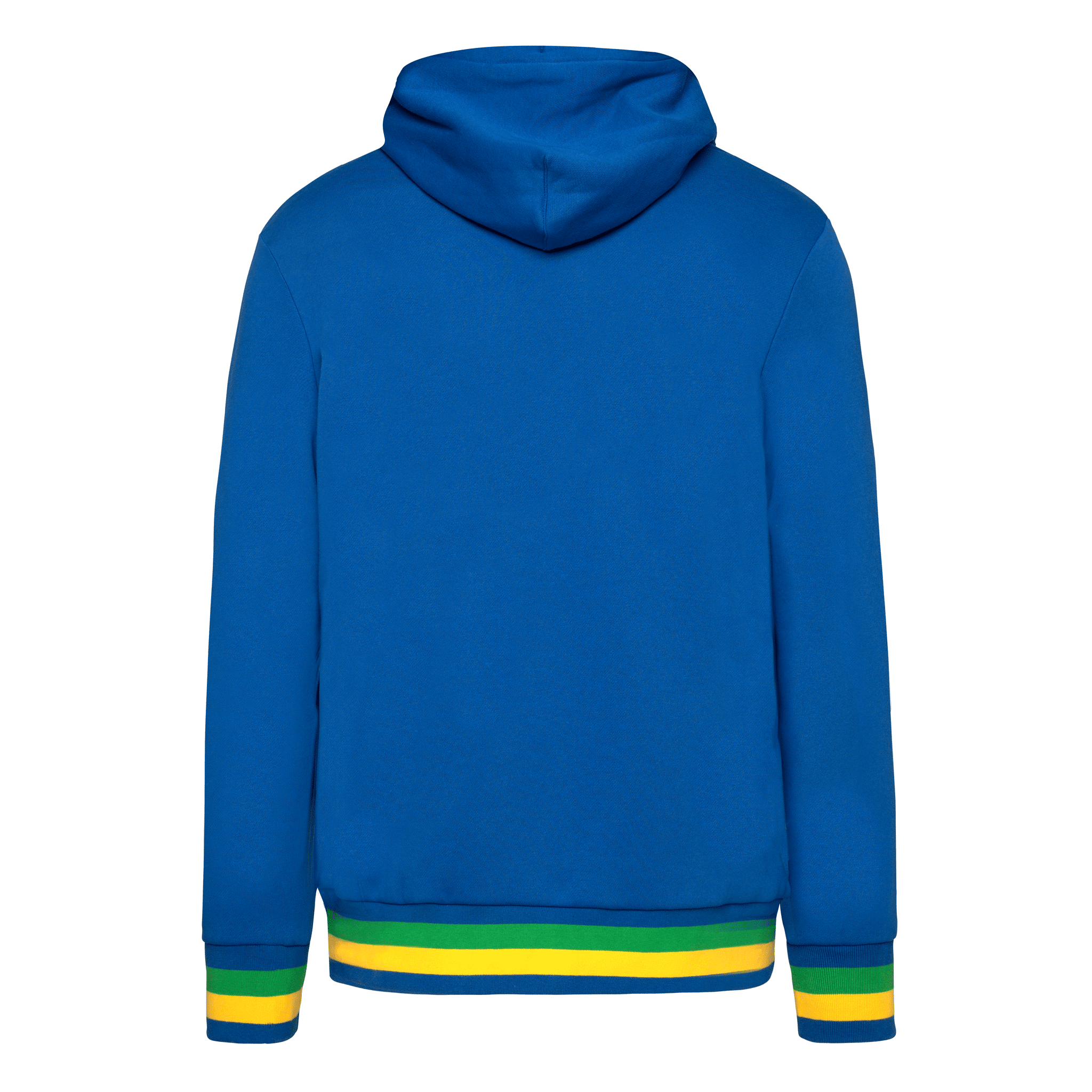 Ayrton Senna F1 Collegiate Hoodie - Blue/Green Hoodies Ayrton Senna