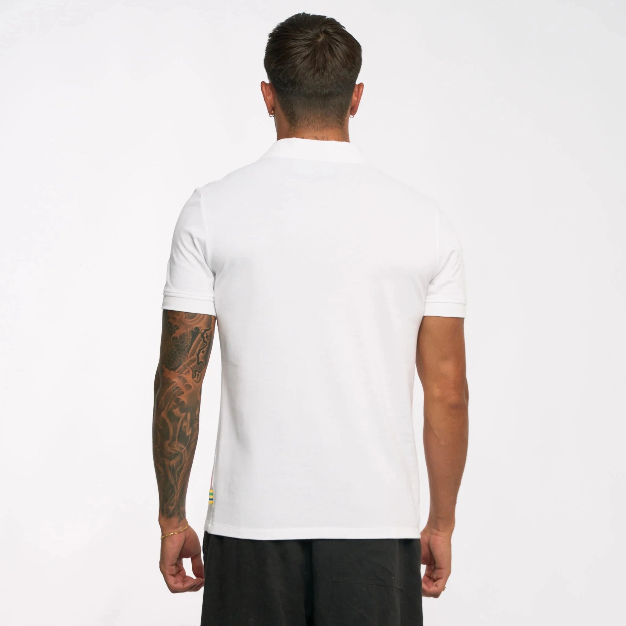 Ayrton Senna F1 Senninha Polo Shirt - White Polos Ayrton Senna