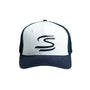 Ayrton Senna F1 Trucker Baseball Hat - Navy Hats Ayrton Senna