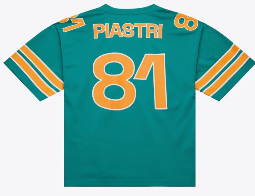 McLaren Racing F1 Special Edition Las Vegas GP Oscar Piastri Mitchell & Ness Football Jersey Jersey McLaren-Castore