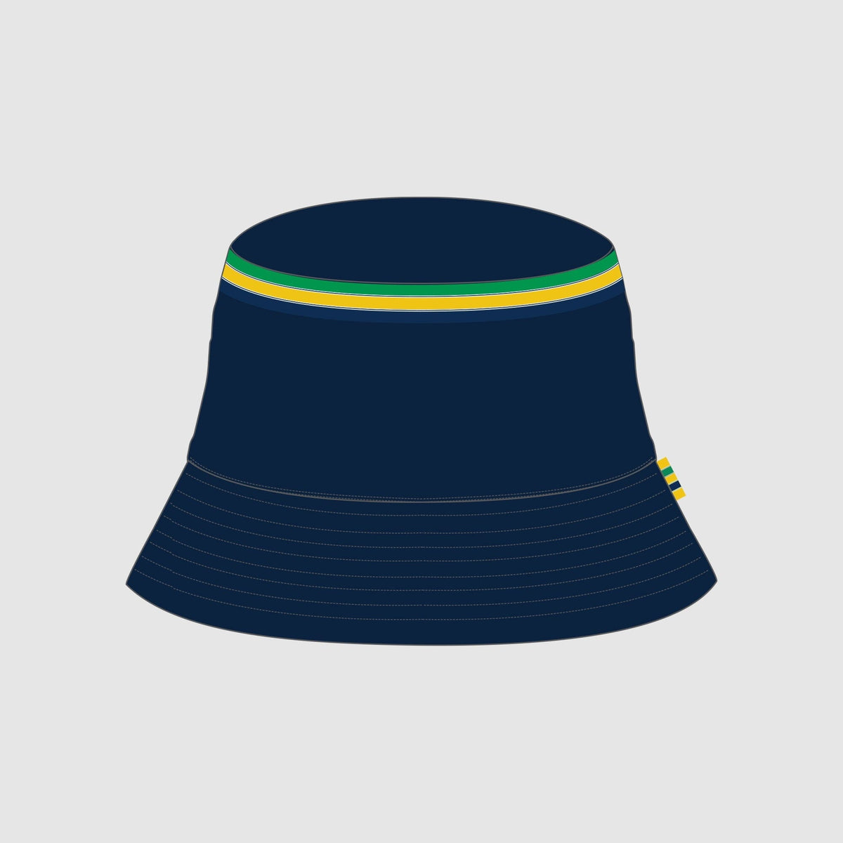 Ayrton Senna F1 Reversible Bucket Hat - Navy Hats Ayrton Senna