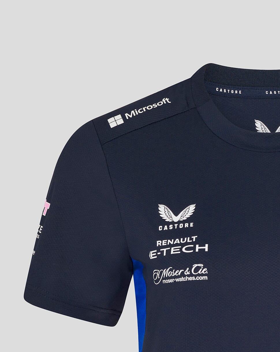 Alpine Racing F1 2025 Women's Team T-Shirt- Navy T-shirts Alpine