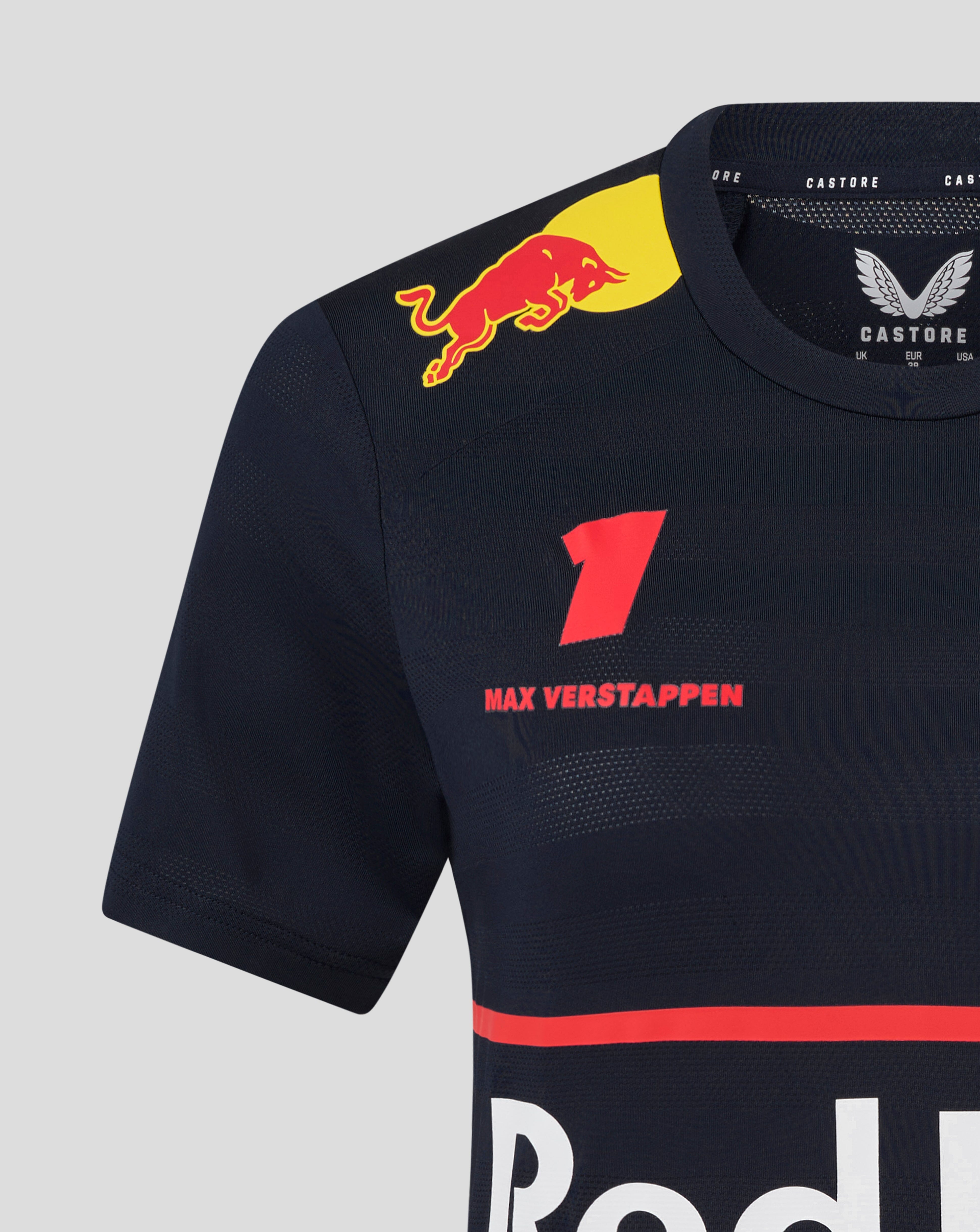 Red Bull Racing F1 Women's 2025 Max Verstappen Team T-Shirt- Navy T-shirts Red Bull Racing