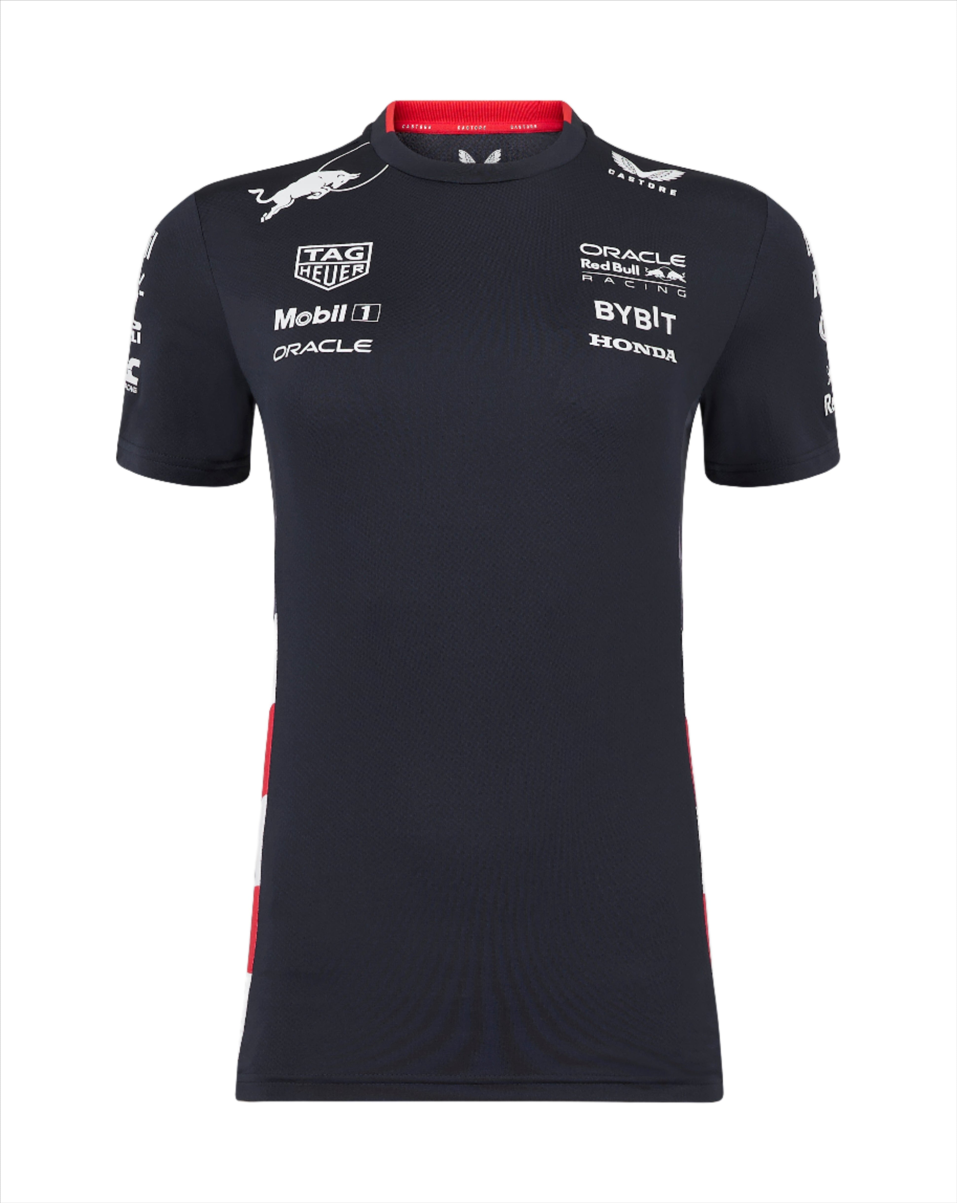 Red Bull Racing F1 Women's 2024 Special Edition America Race Team T-Shirt- Navy T-shirts Red Bull Racing