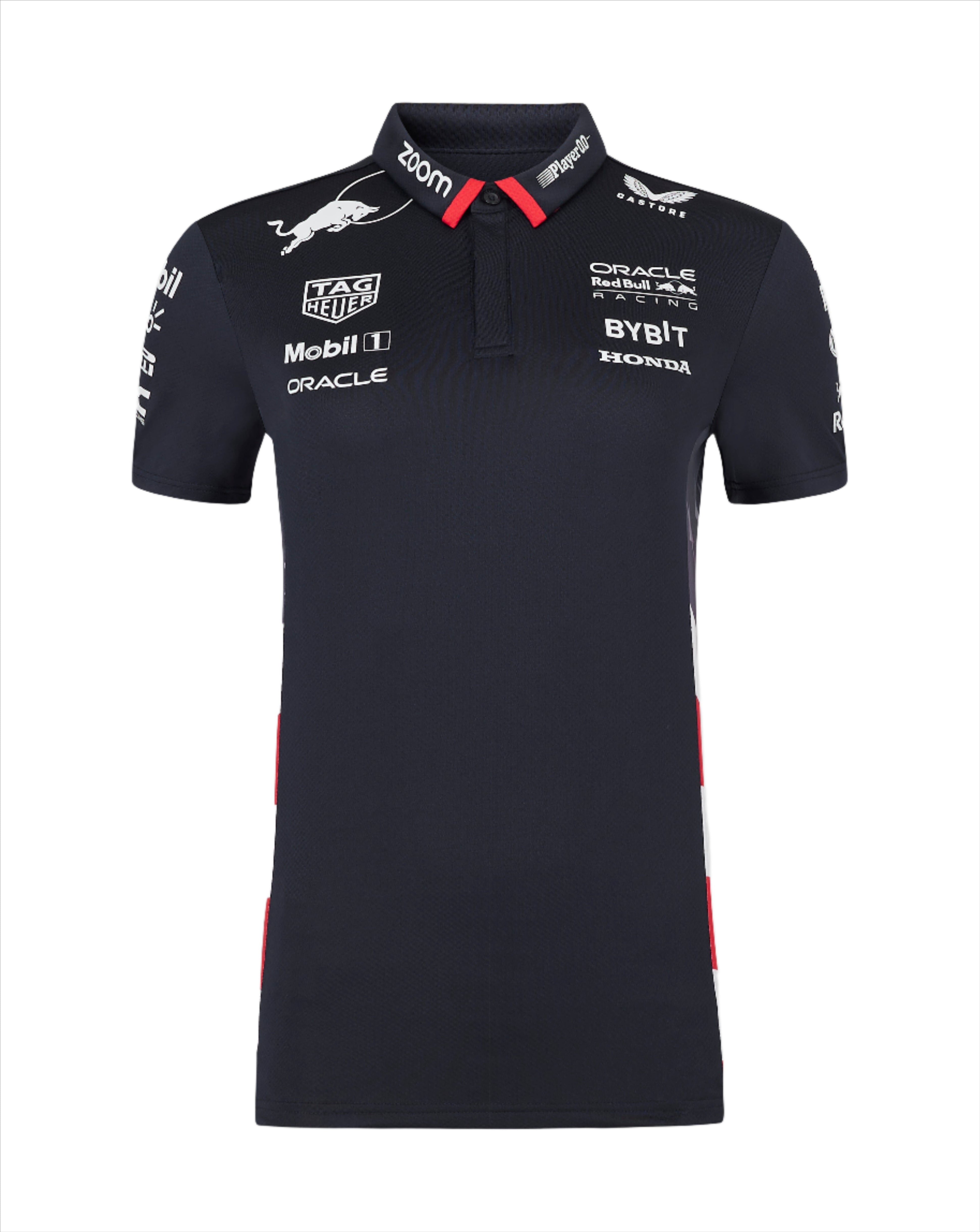 Red Bull Racing F1 Women's 2024 Special Edition America Race Team Polo Shirt- Navy Polos Red Bull Racing