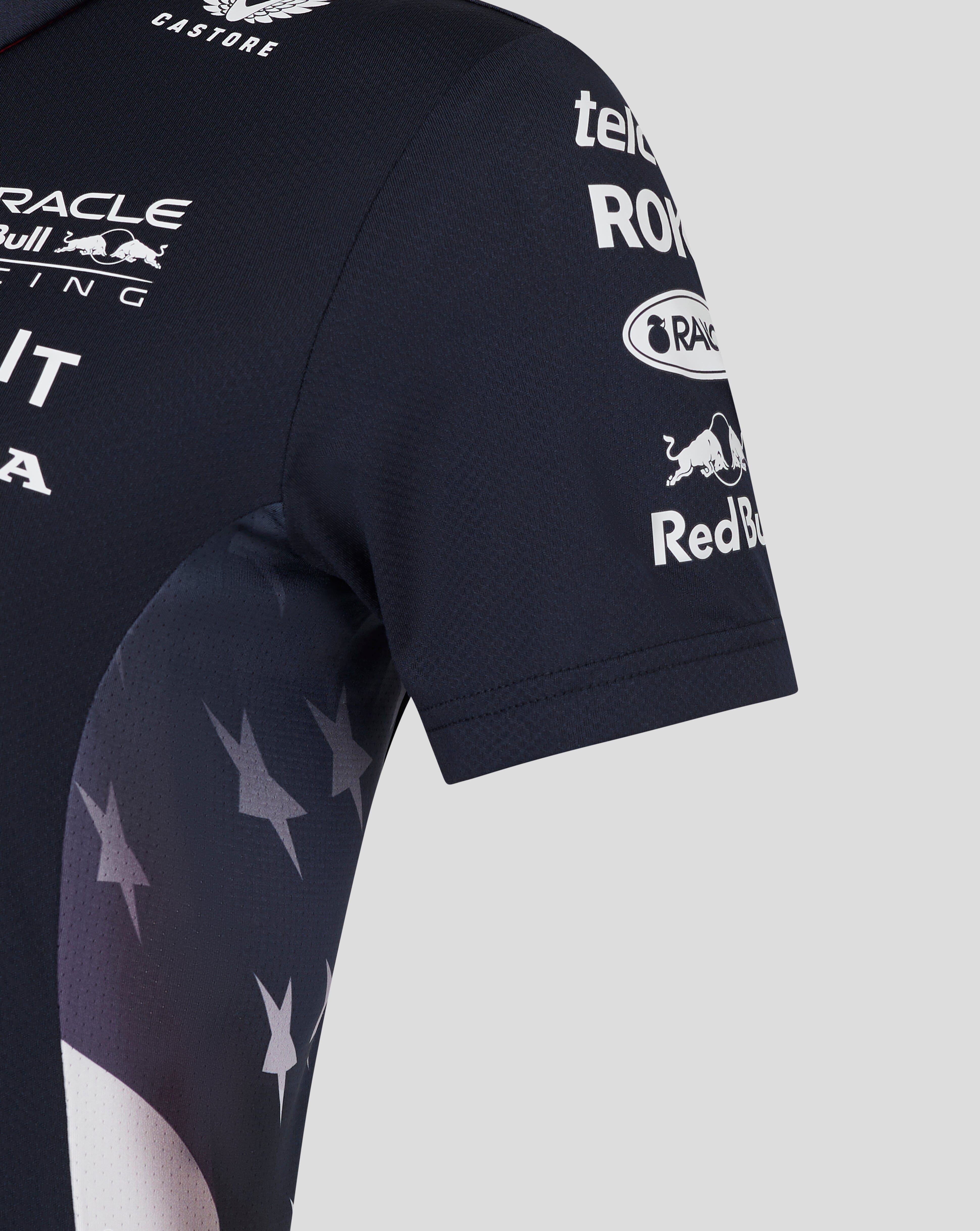 Red Bull Racing F1 Women's 2024 Special Edition America Race Team Polo Shirt- Navy Polos Red Bull Racing
