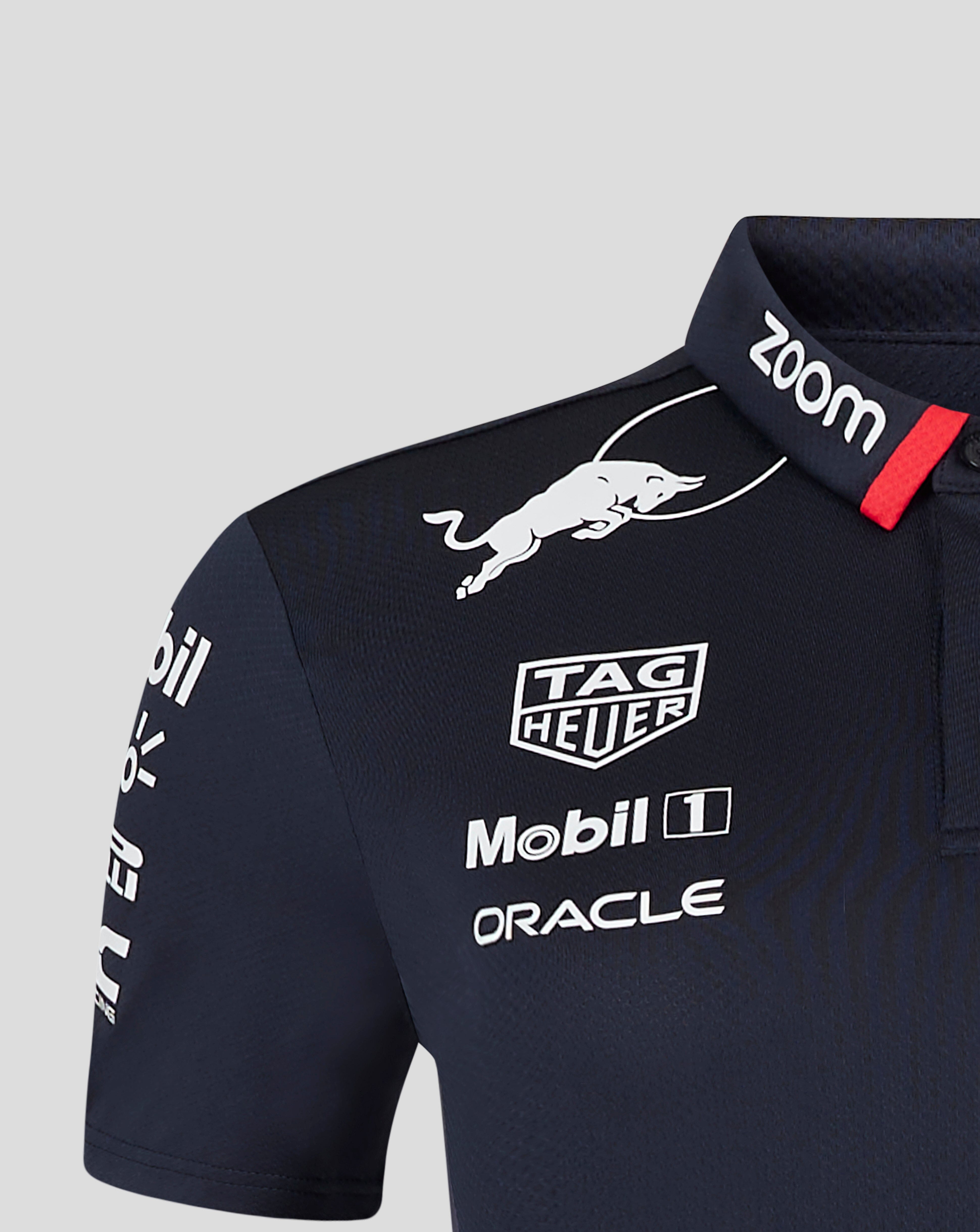 Red Bull Racing F1 Women's 2024 Special Edition America Race Team Polo Shirt- Navy Polos Red Bull Racing