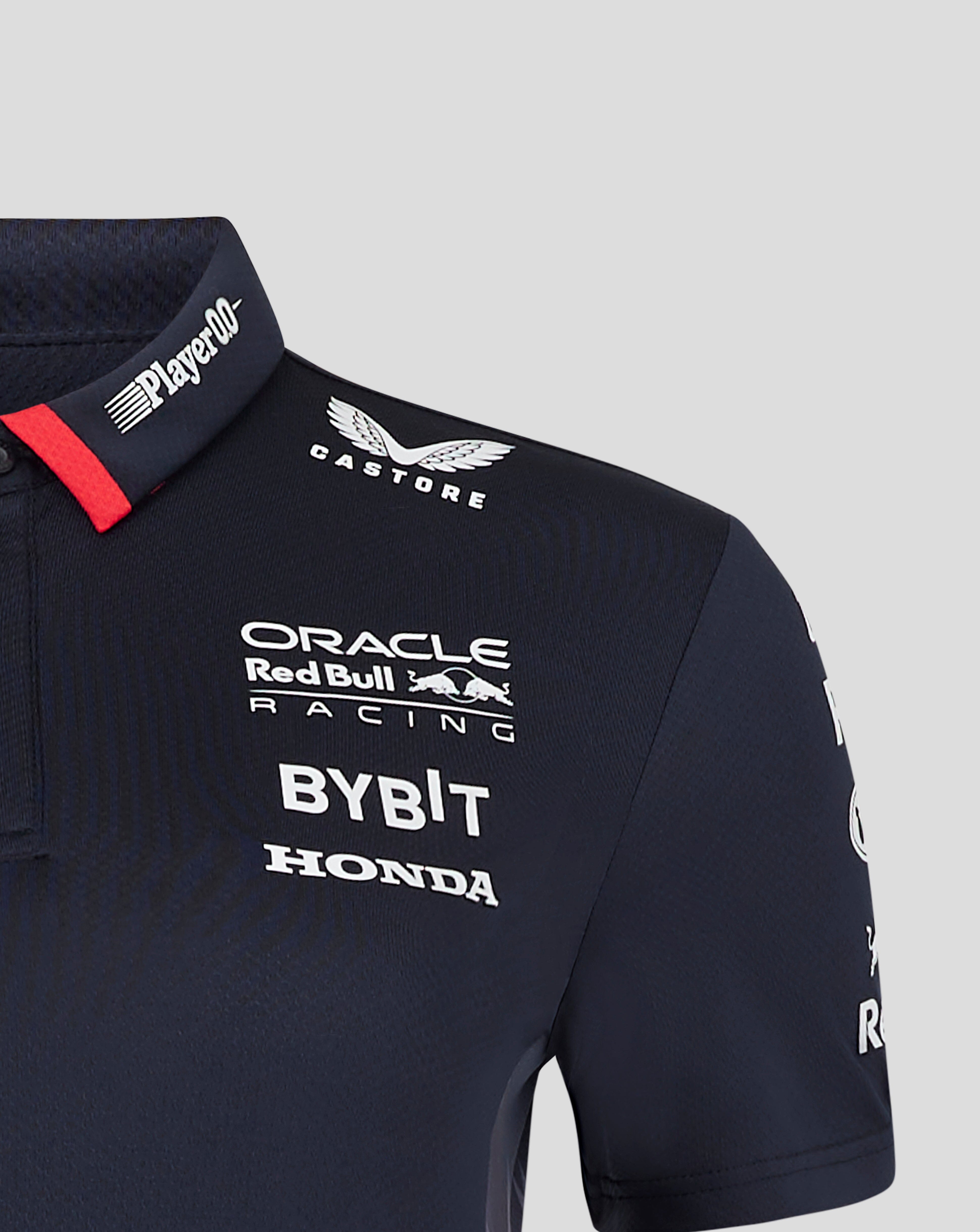 Red Bull Racing F1 Women's 2024 Special Edition America Race Team Polo Shirt- Navy Polos Red Bull Racing
