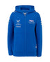 Alpine Racing F1 2025 Kids Team Full Zip Hoodie - Blue Hoodies Alpine