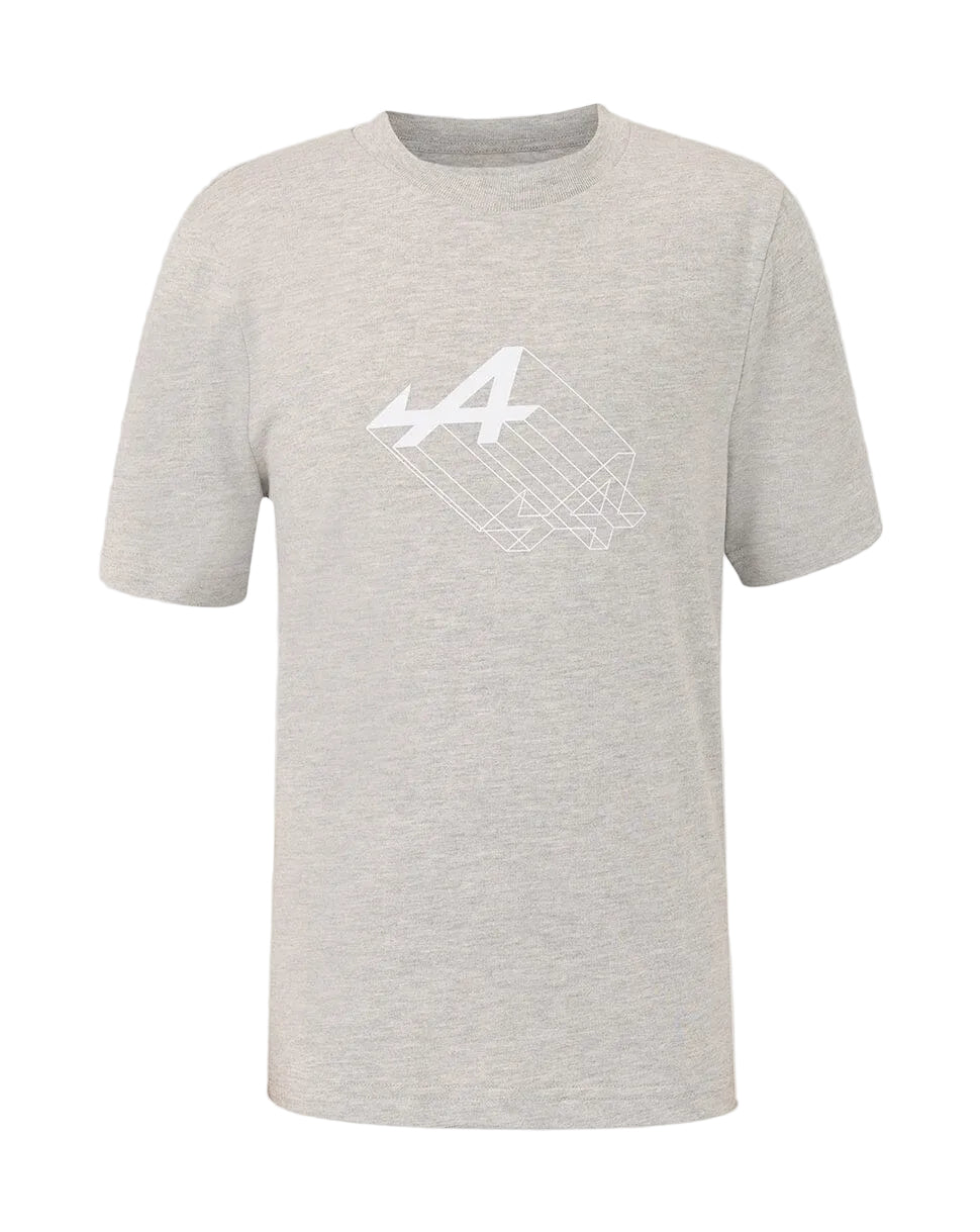 Alpine Racing F1 Kids 'A' Graphic T-Shirt - Youth Grey