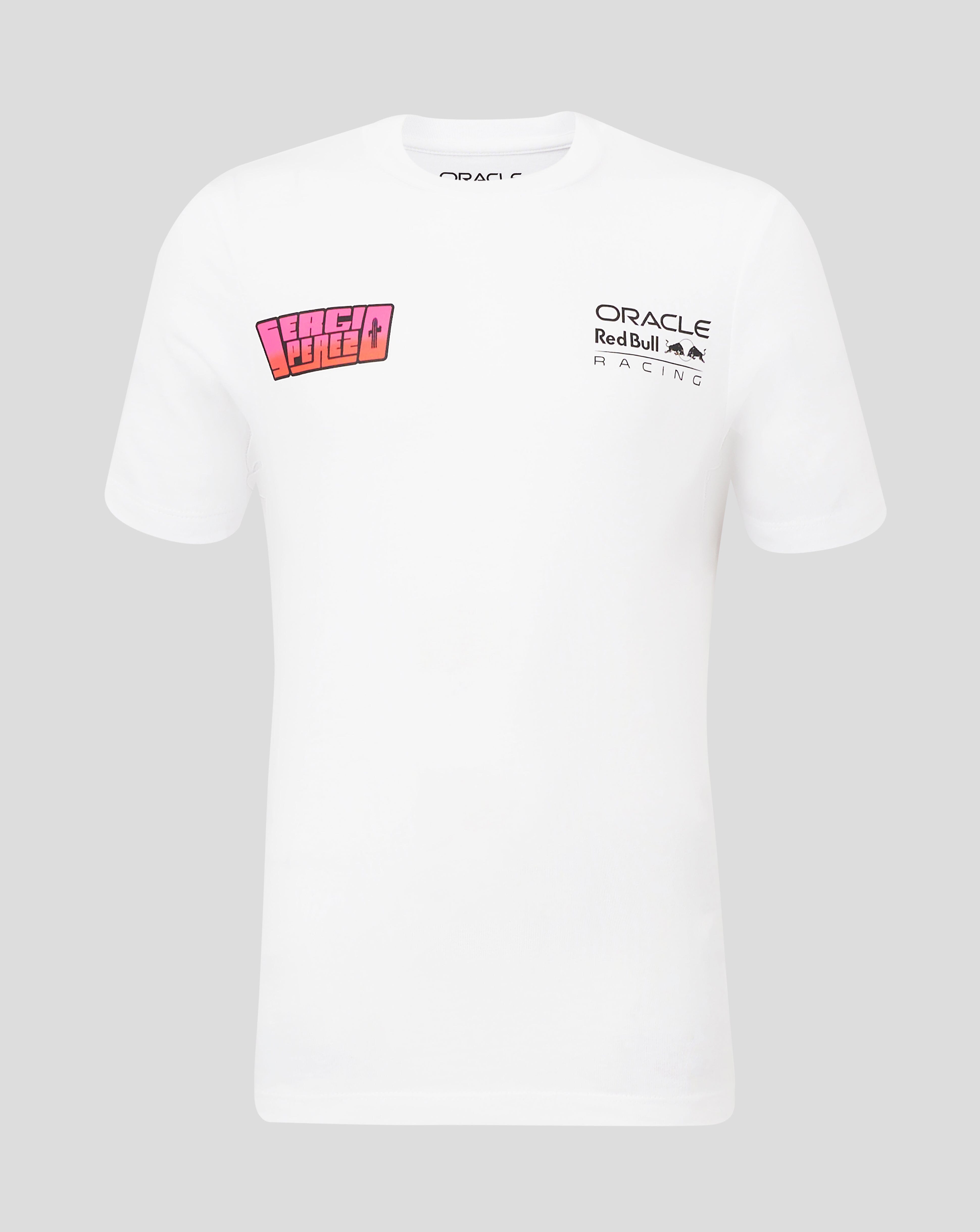 Red Bull Racing F1 Kids Sergio "Checo" Perez Special Edition Mexico GP T-Shirt -Youth White T-shirts Red Bull Racing