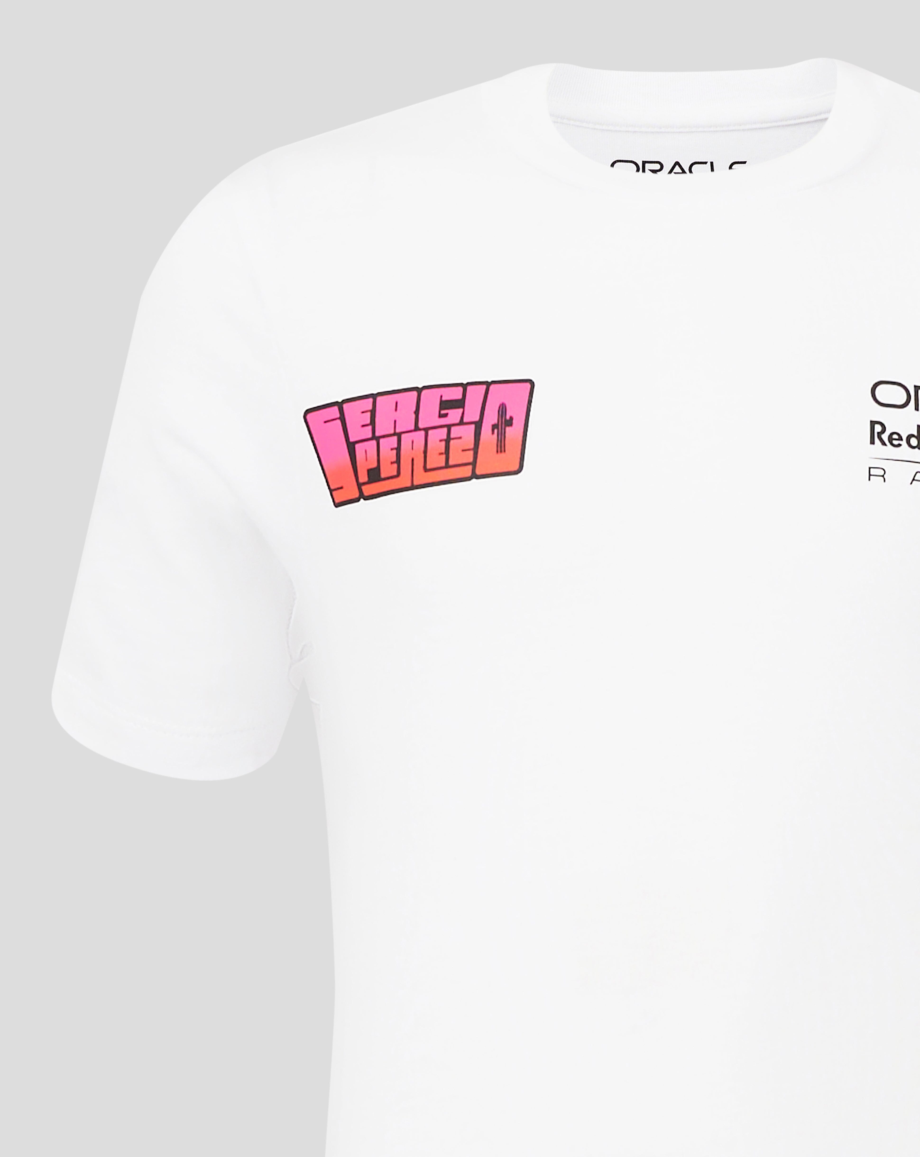 Red Bull Racing F1 Kids Sergio "Checo" Perez Special Edition Mexico GP T-Shirt -Youth White T-shirts Red Bull Racing
