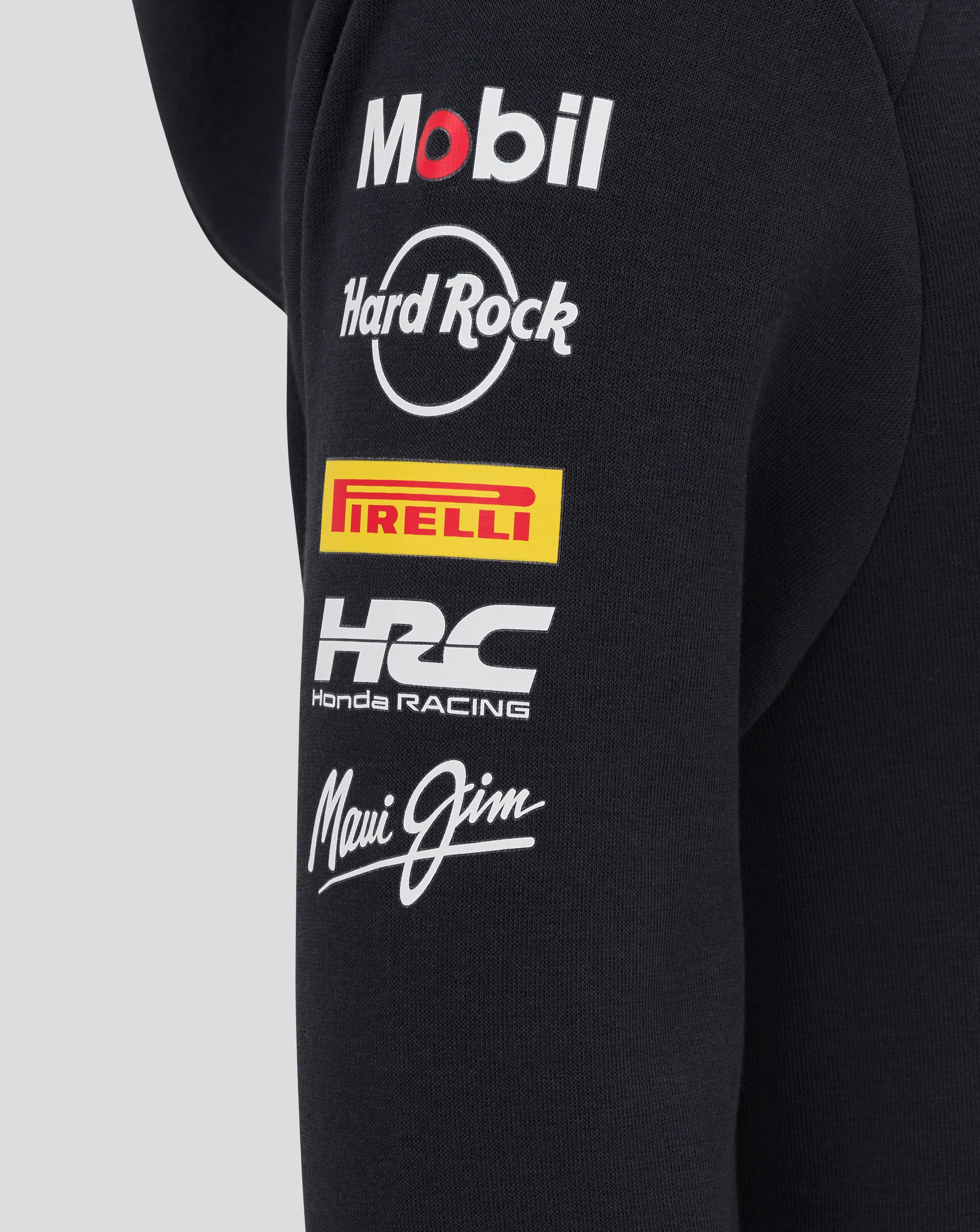 Red Bull Racing F1 Kid's 2025 Team Full Zip Hoodie- Youth Navy Hoodies Red Bull Racing