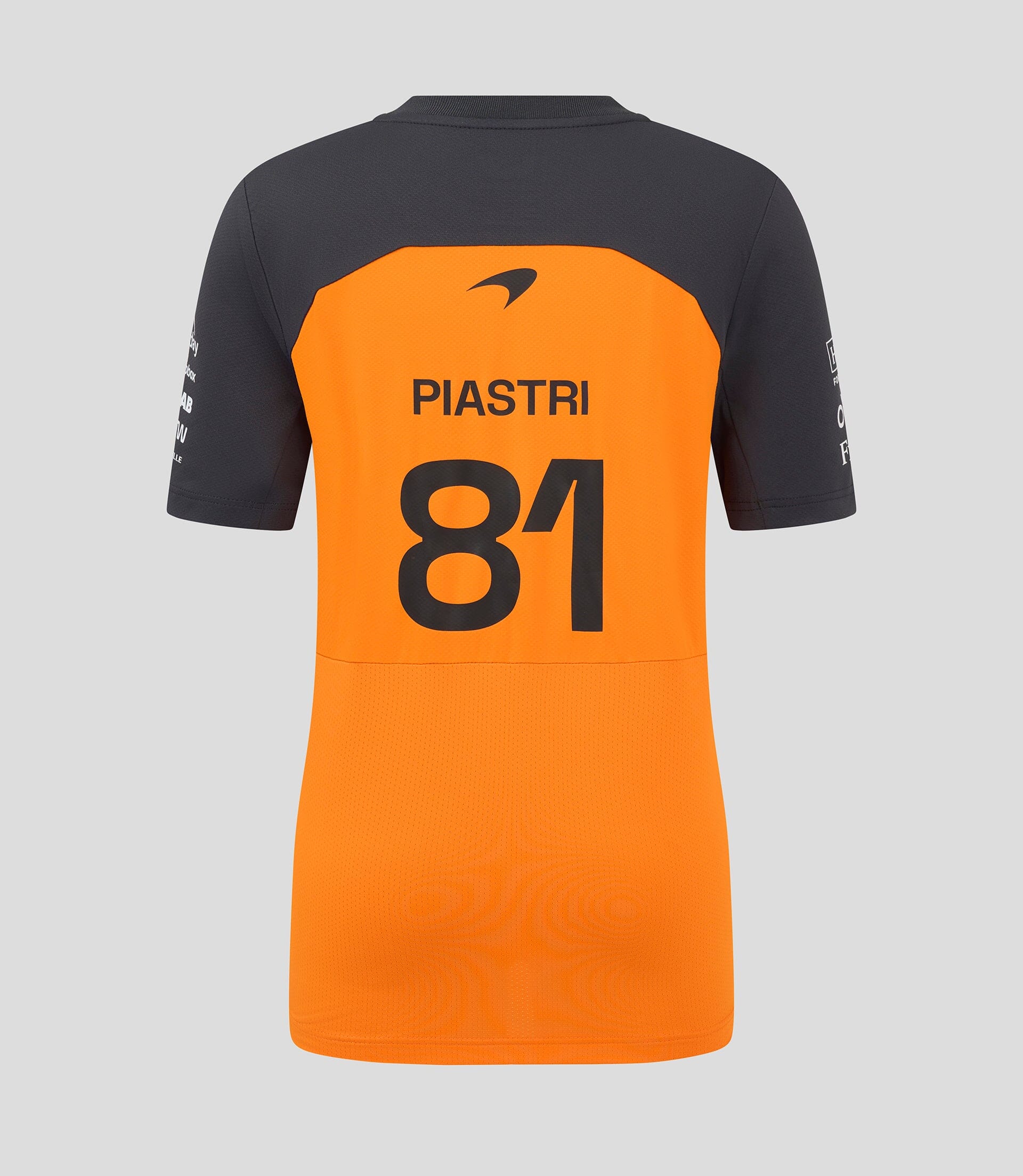 McLaren F1 Kids 2025 Oscar Piastri Team Set Up T-Shirt- Youth Papaya/Phantom T-shirts McLaren-Castore