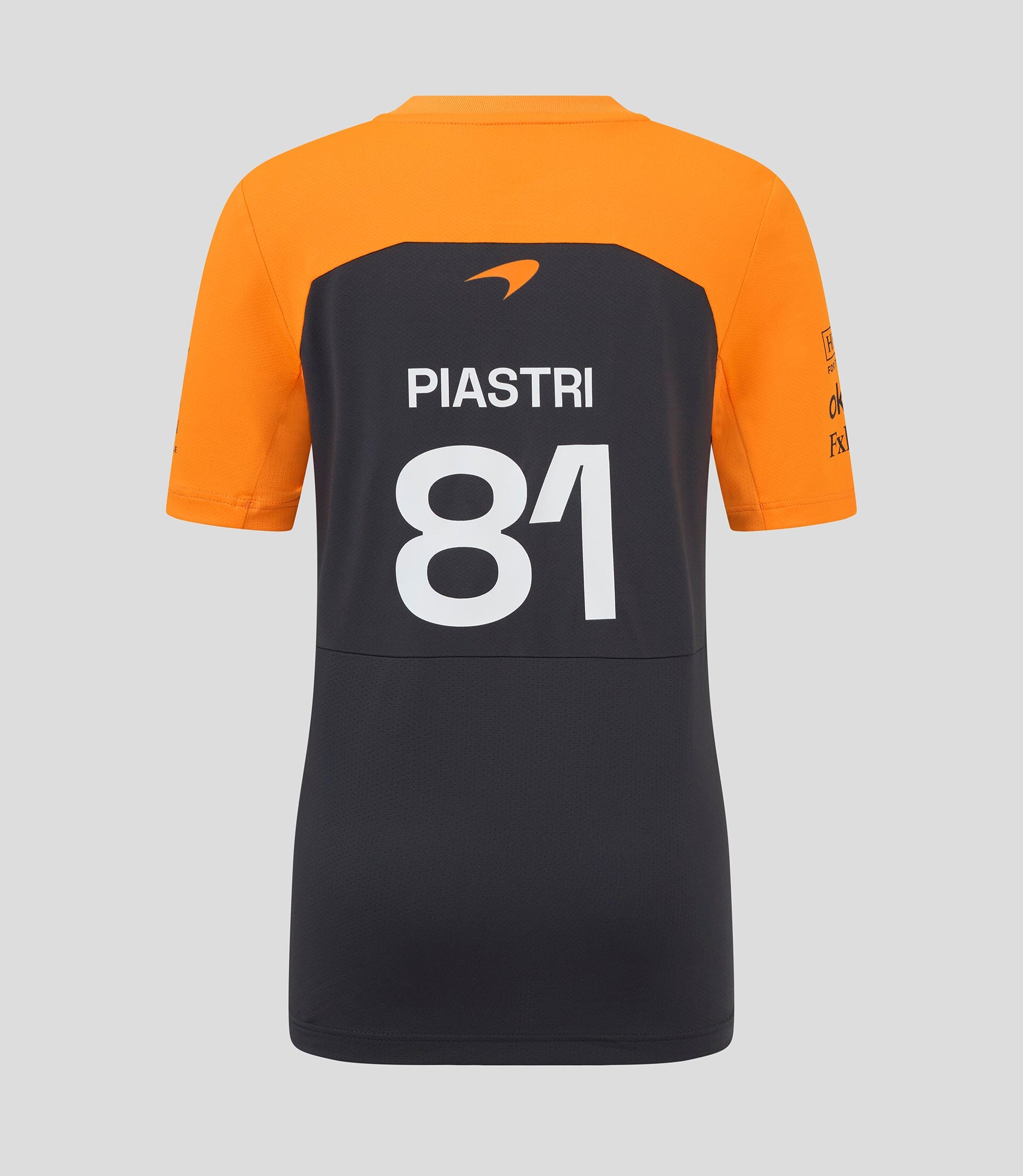 McLaren F1 Kids 2025 Oscar Piastri Team Set Up T-Shirt- Youth Papaya/Phantom T-shirts McLaren-Castore