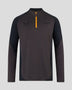 McLaren F1 Men's 1/4 Zip Midlayer- Black Jackets McLaren-Castore S Grey