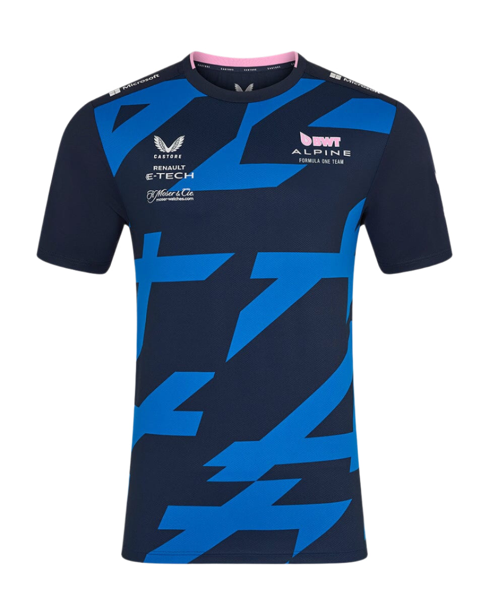 Alpine Racing F1 2025 Men's Jack Doohan Team T-Shirt- Navy T-shirts Alpine